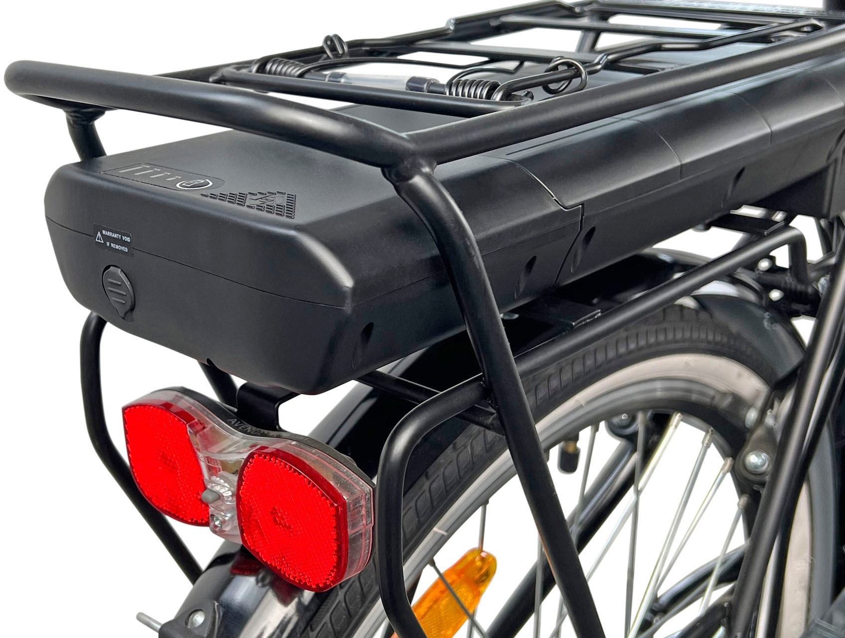 LLobe E-Bike »City E-Bike 26" Shopper schwarz«, Shimano, Tourney, Heckmotor 250 W