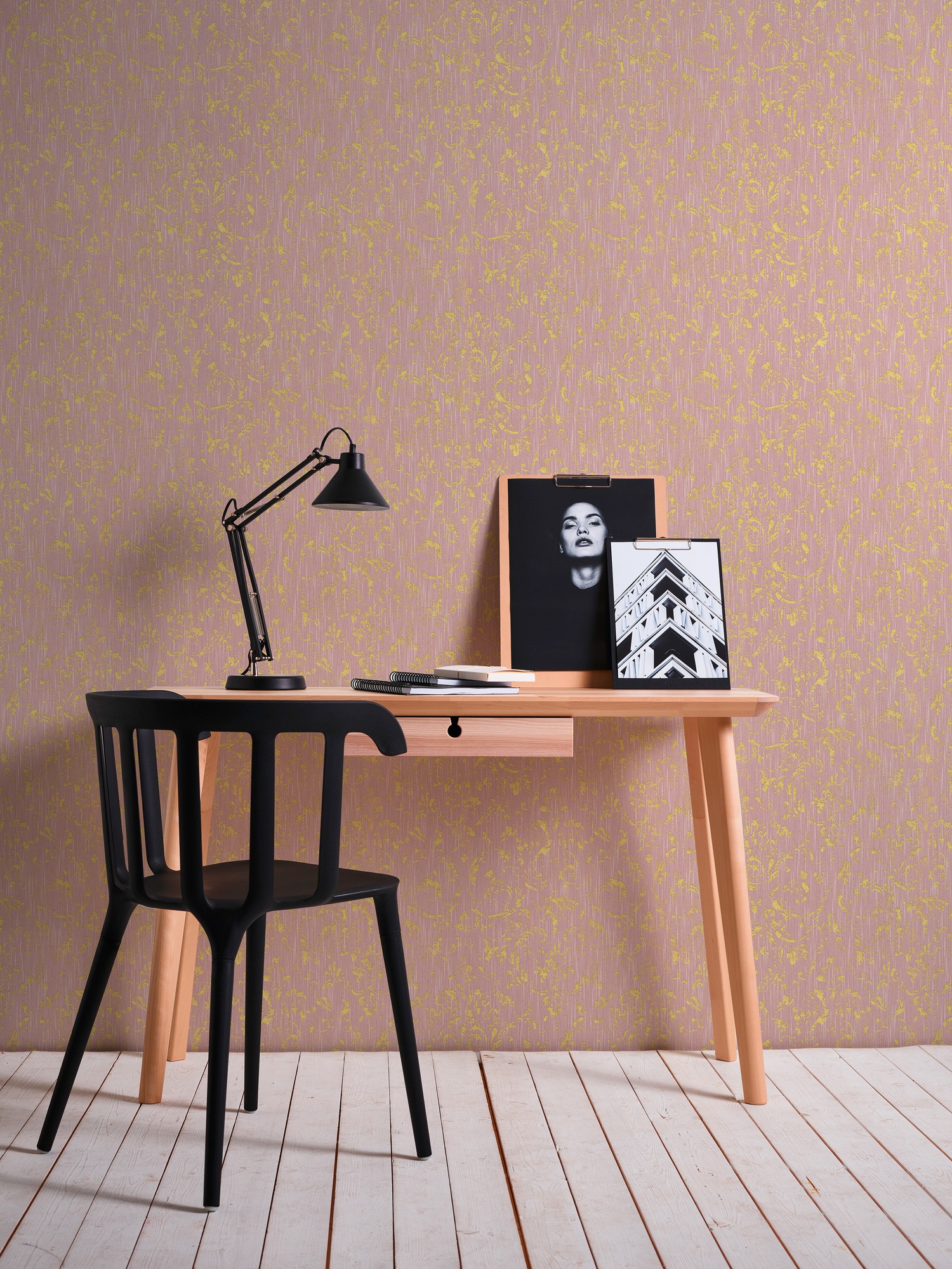 Architects Paper Textiltapete »Metallic Silk«, Barock-matt-glänzend, Ornament Tapete Barock Tapeten Wohnzimmer Schlafzimmer Küche Flur Büro