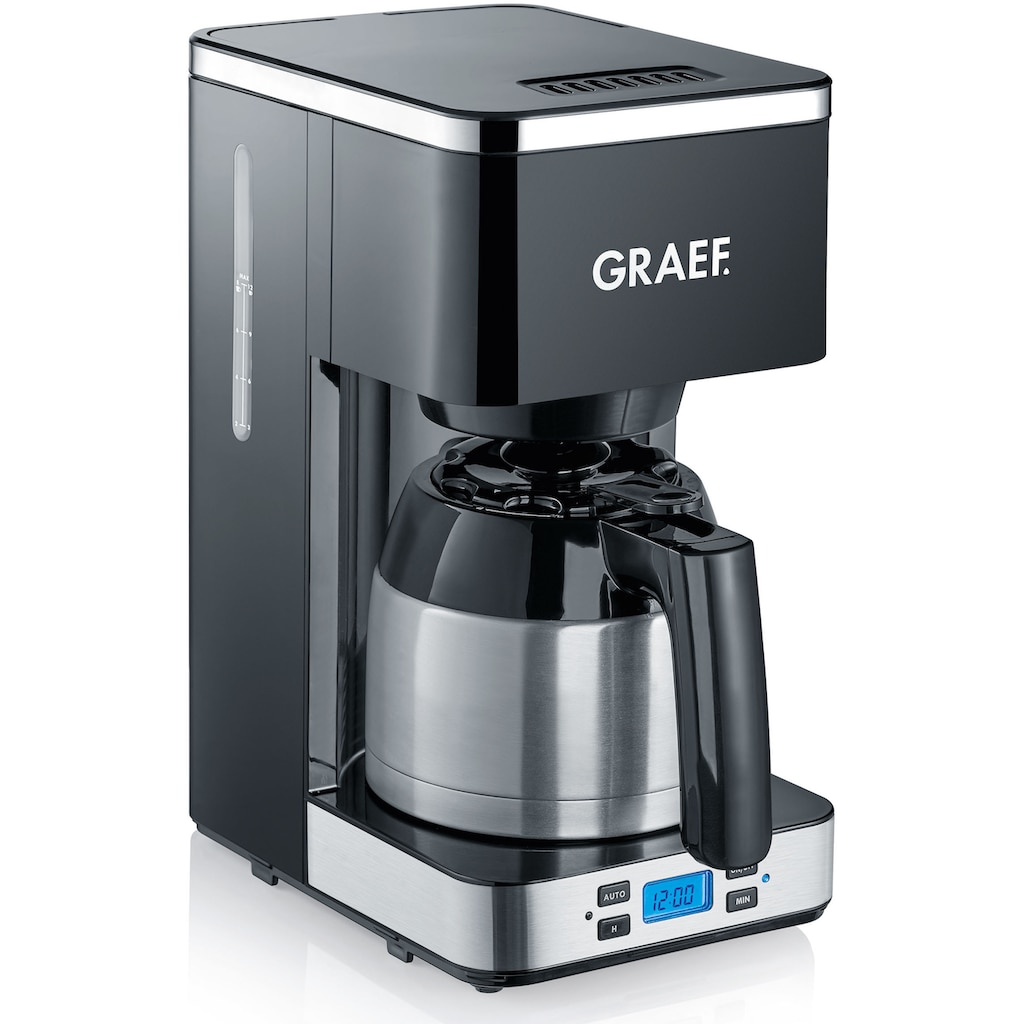Graef Filterkaffeemaschine »FK 512«, 1 l Kaffeekanne, Korbfilter, 1x4