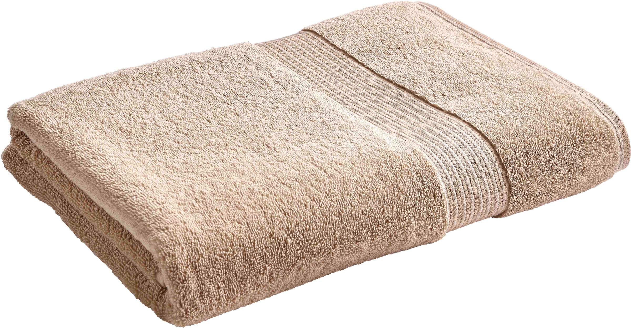 Strandtücher »Supreme« Premium Handtuch in Luxusqualität, 650g/m², 100 x 180, 2er Set grau Walkfrottier, Obermaterial: 100% Baumwolle B/L: 100cmx180cm