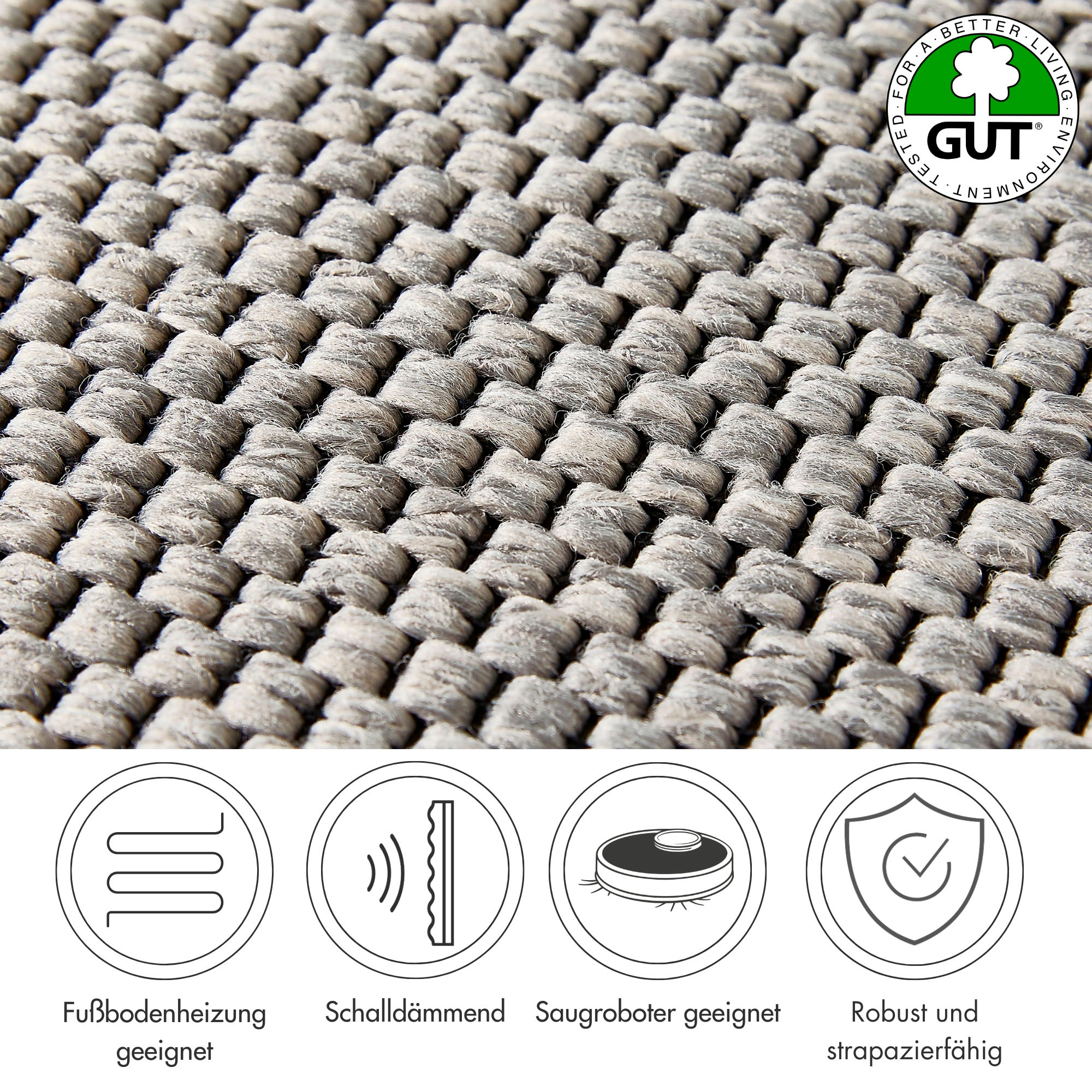Andiamo Teppichboden »Odense, Made in Netherlands«, rechteckig, 8 mm Höhe, günstig online kaufen