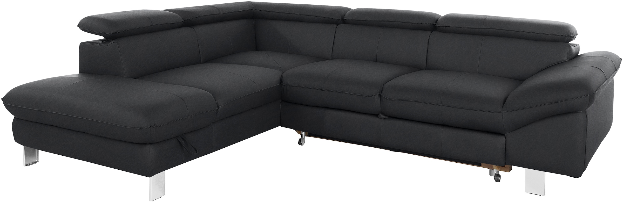 COTTA Ecksofa »Driver L-Form«, mit Kopfteilverstellung, wahlweise mit Bettfunktion & Bettkasten