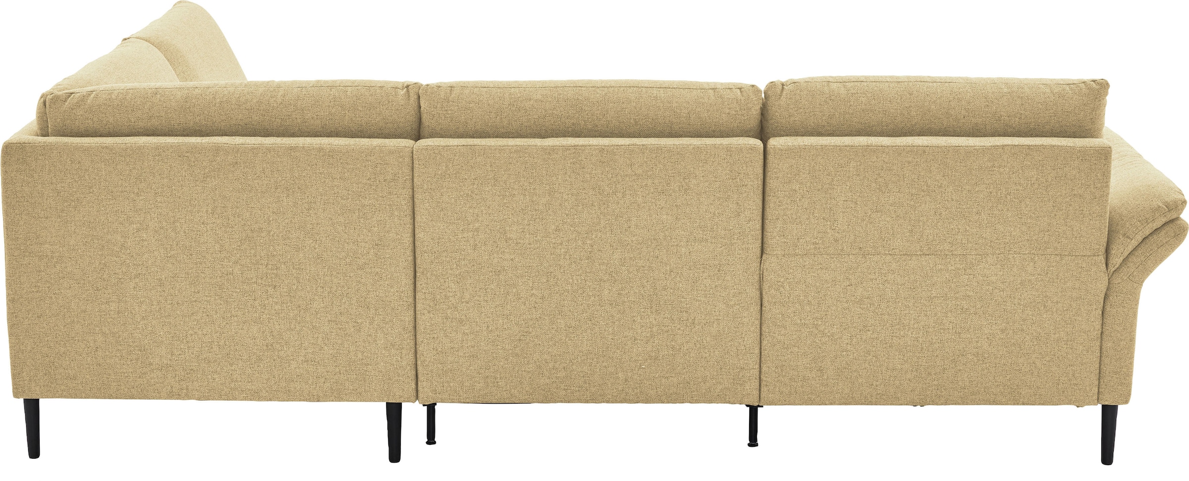 Places of Style Ecksofa »Sarsina: mit Tonnentaschen-Federkern, perfekt zum Entspannen L-Form«, inklusive 2 motorischen Relaxfunktionen mit Herz-Waage-Beschlag