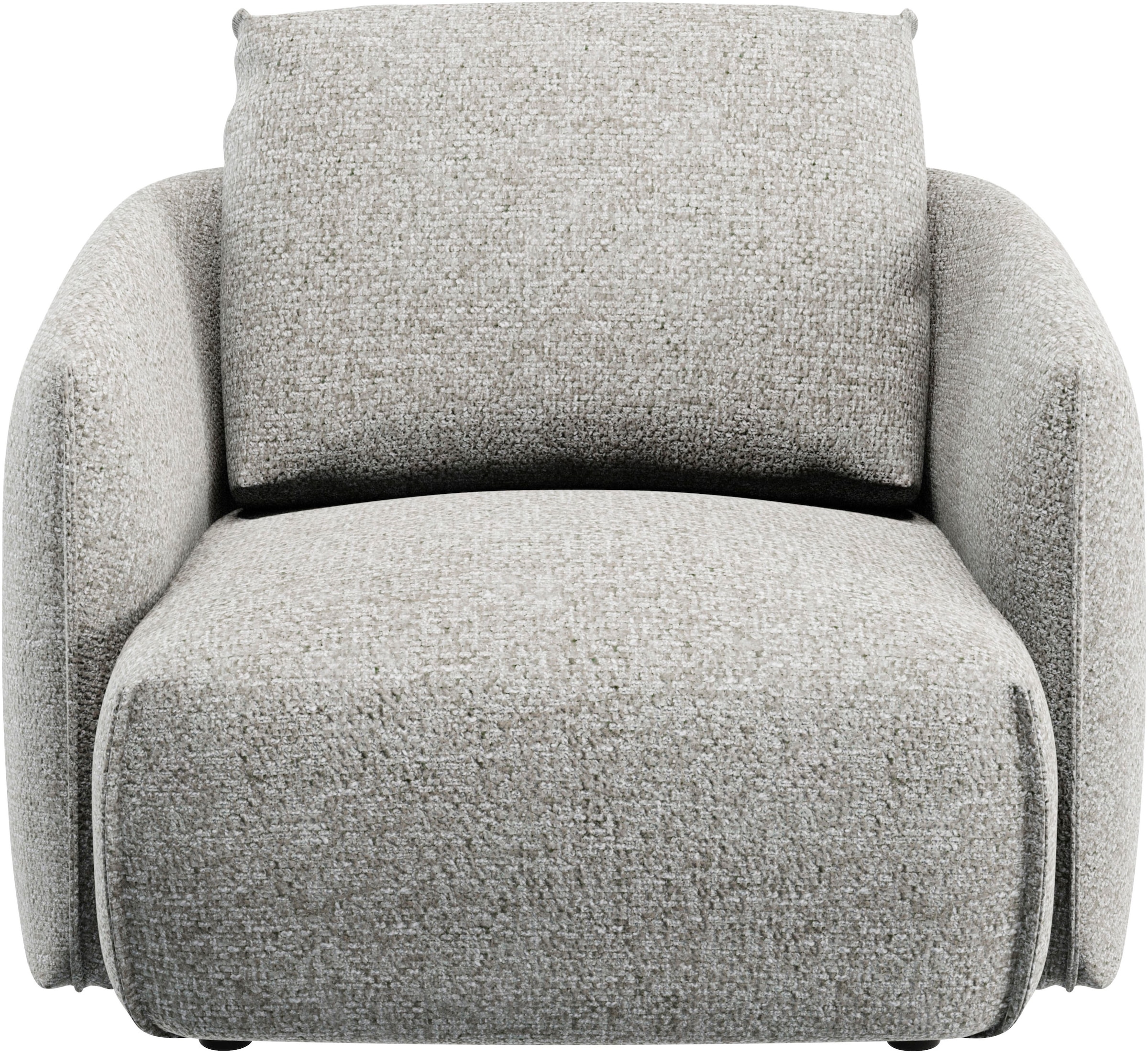 Guido Maria Kretschmer Home&Living Sessel »Shawn, Loungesessel, Designsessel mit elegant geschwungen Armlehnen«, organische Form, bequem, mit hochwertigem Bezug