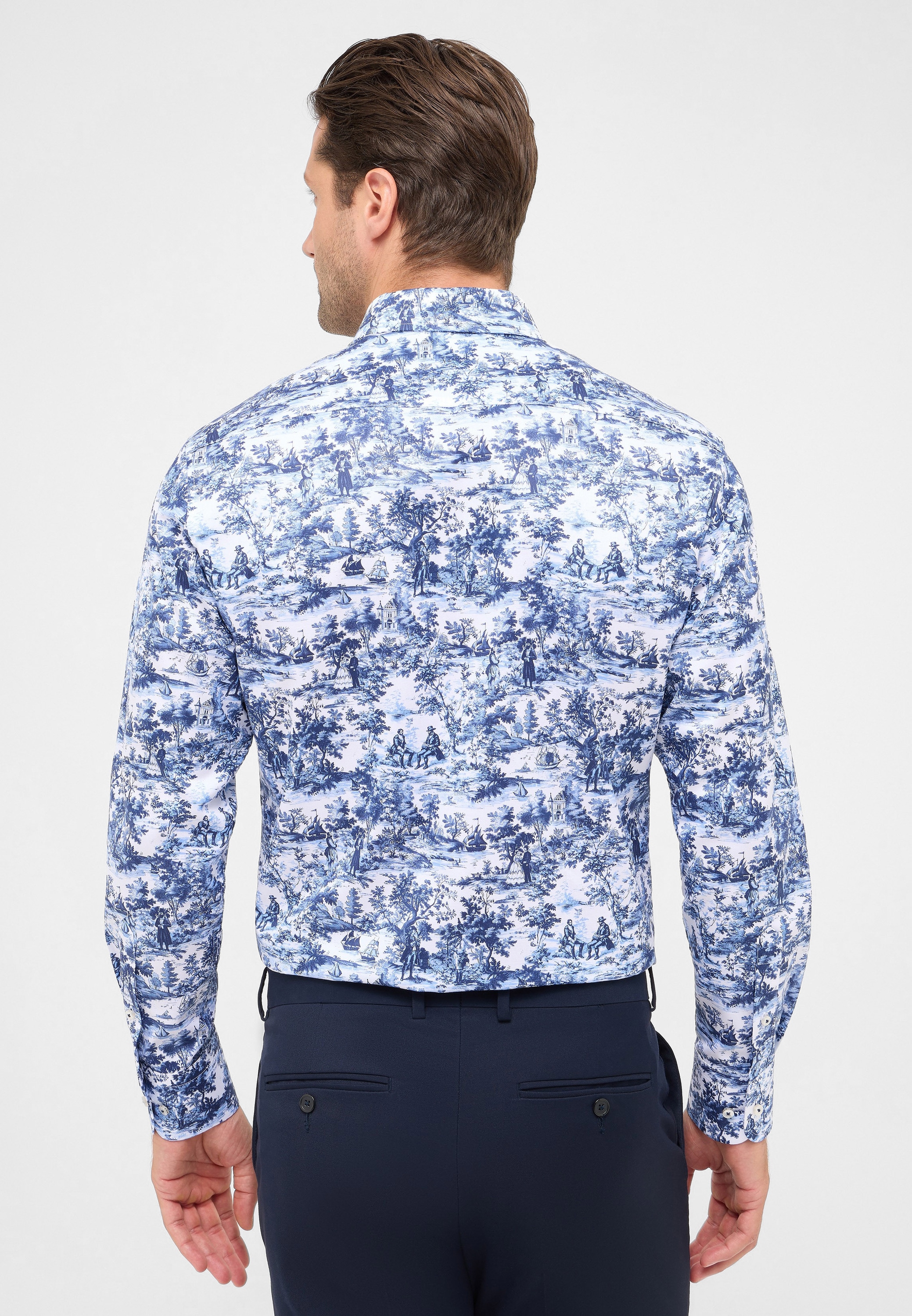 Eterna Langarmhemd »MODERN FIT« NON IRON (bügelfrei)