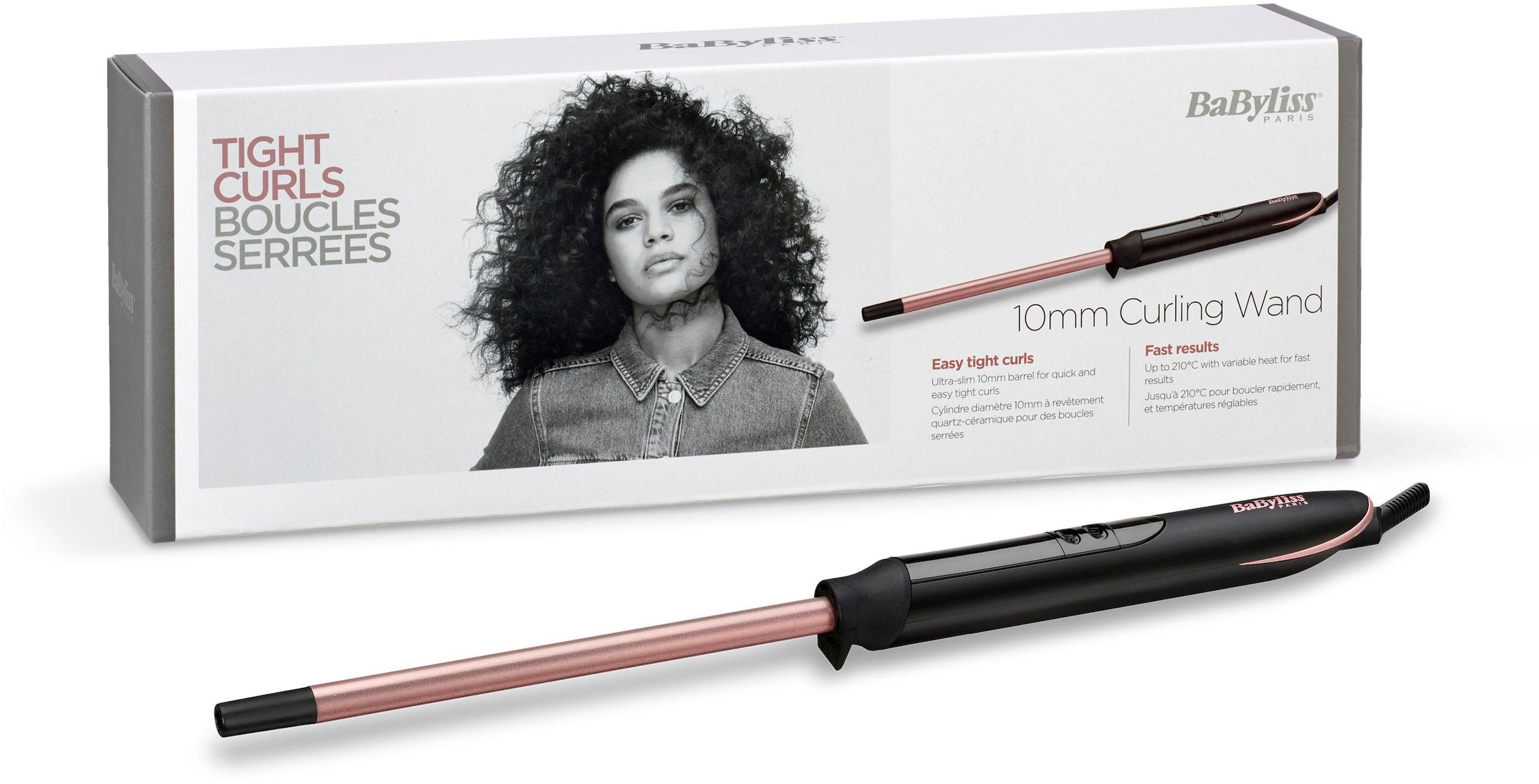 BaByliss Lockenstab »10mm Curling Wand Lockenstab«, Keramik-Beschichtung,  extra schmaler Lockenstab jetzt bestellen | Lockenstäbe