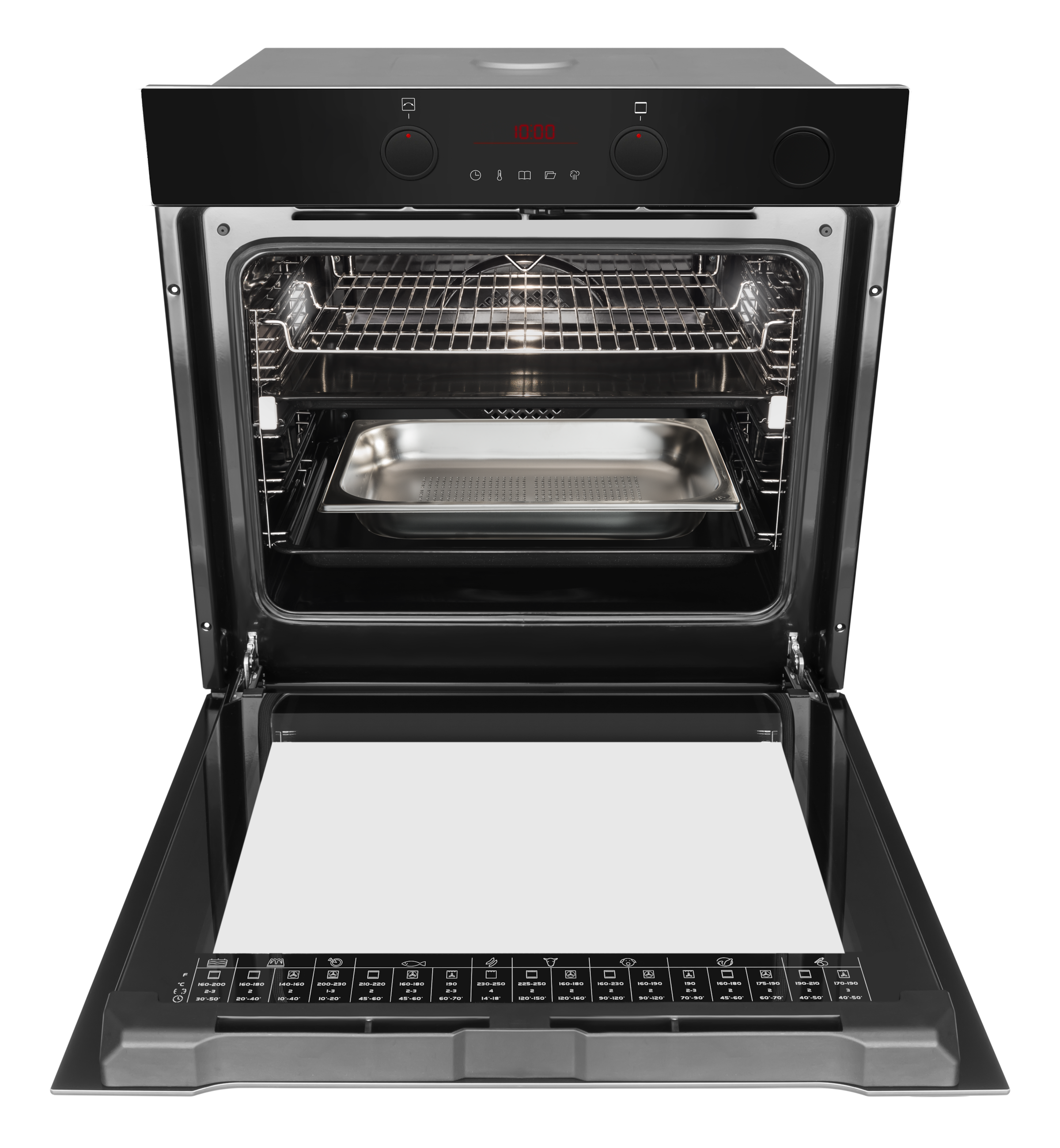 Amica Backofen »EBSX 949 800 V« mit 1-fach-Teleskopauszug mit Steam Clean Dampfgarfunktion – Für aromatische und schonend gegarte Speisen