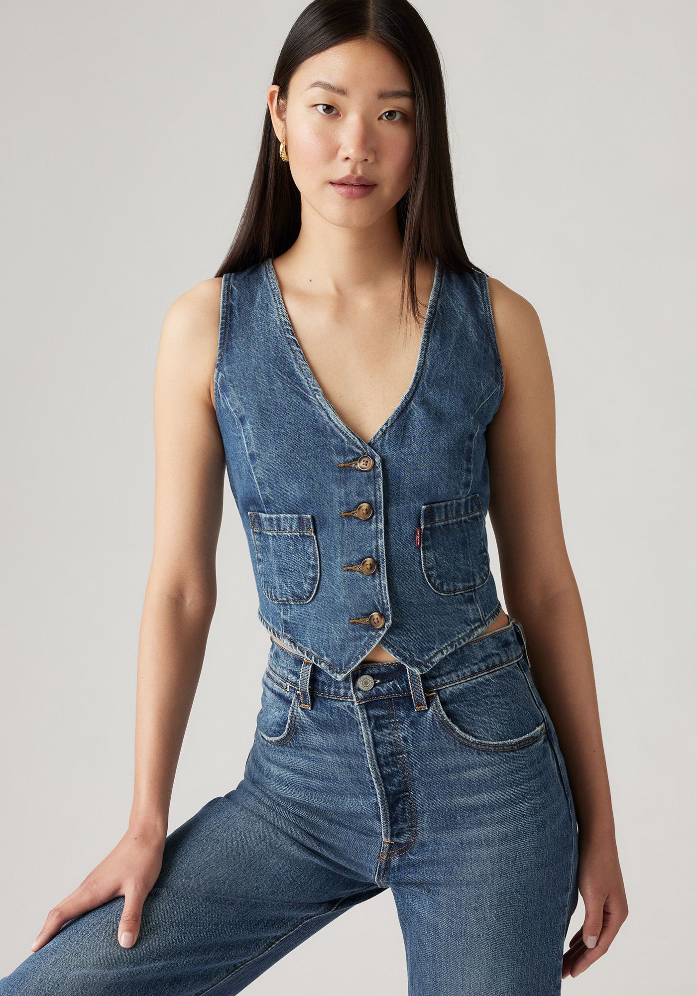 Jeansweste »TAILORED VEST DENIM«