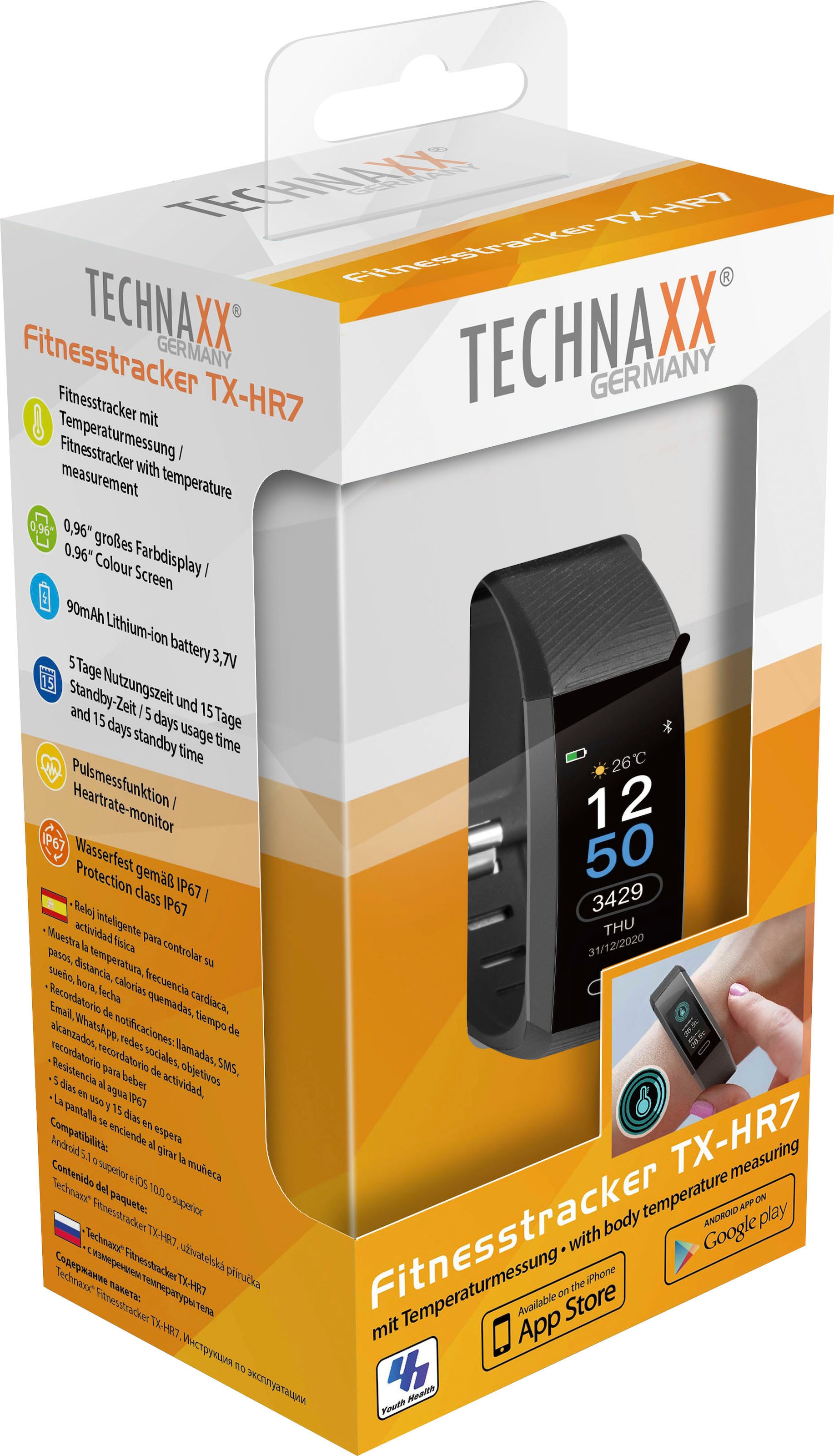 Technaxx Activity Tracker »TX-HR7«, (1)