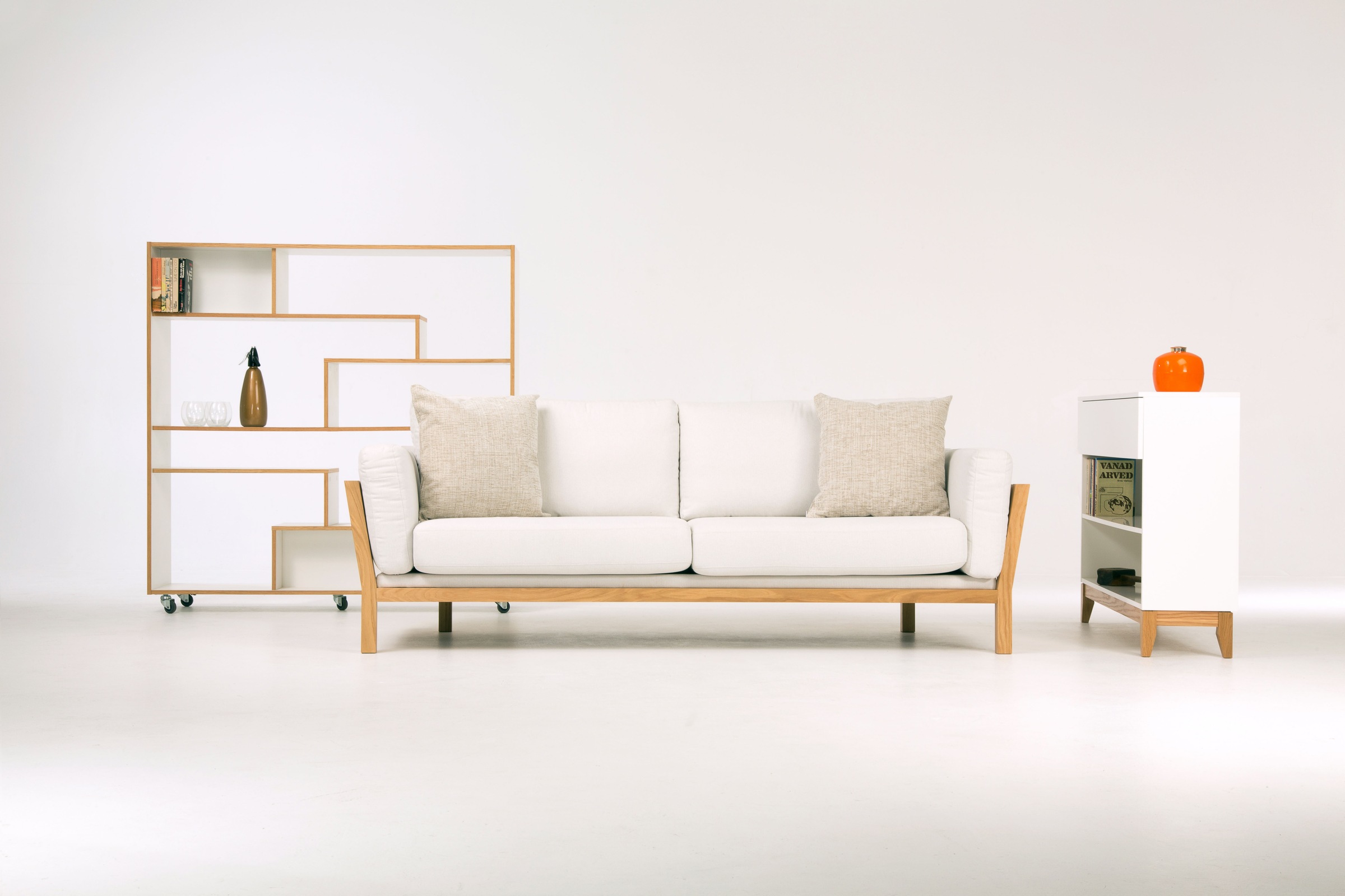 andas Raumteilerregal »Sten, Bücherregal, Standregal, Regal, Raumteiler« au günstig online kaufen