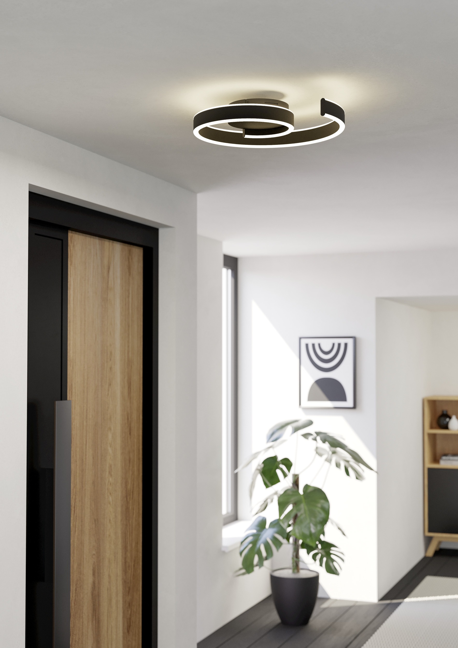 EGLO LED Deckenleuchte »ANDABAIA-Z Deckenlampe - Alu, Stahl - LED - 37W - I günstig online kaufen