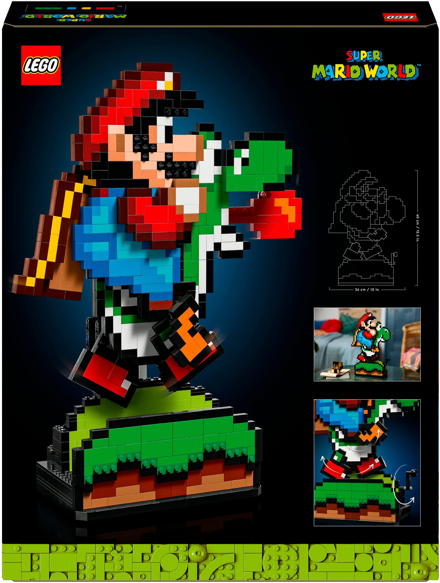 LEGO® Konstruktionsspielsteine »Super Mario World™: Mario & Yoshi (71438), LEGO Super Mario«, (1215 St.), Made in Europe