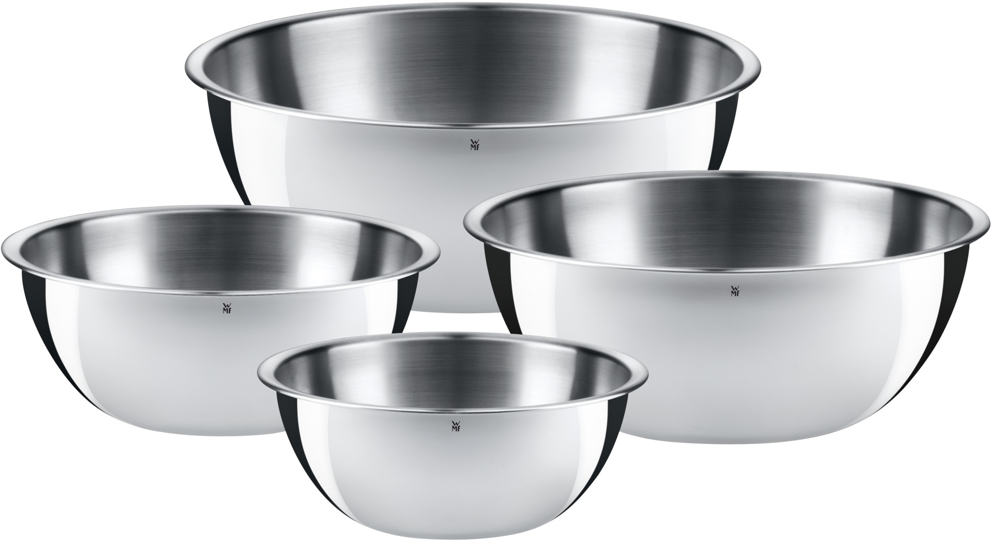 WMF Schüssel »Set Gourmet (Ø 16/18/22/24 cm), 360° Schüttrand, tropffreies günstig online kaufen