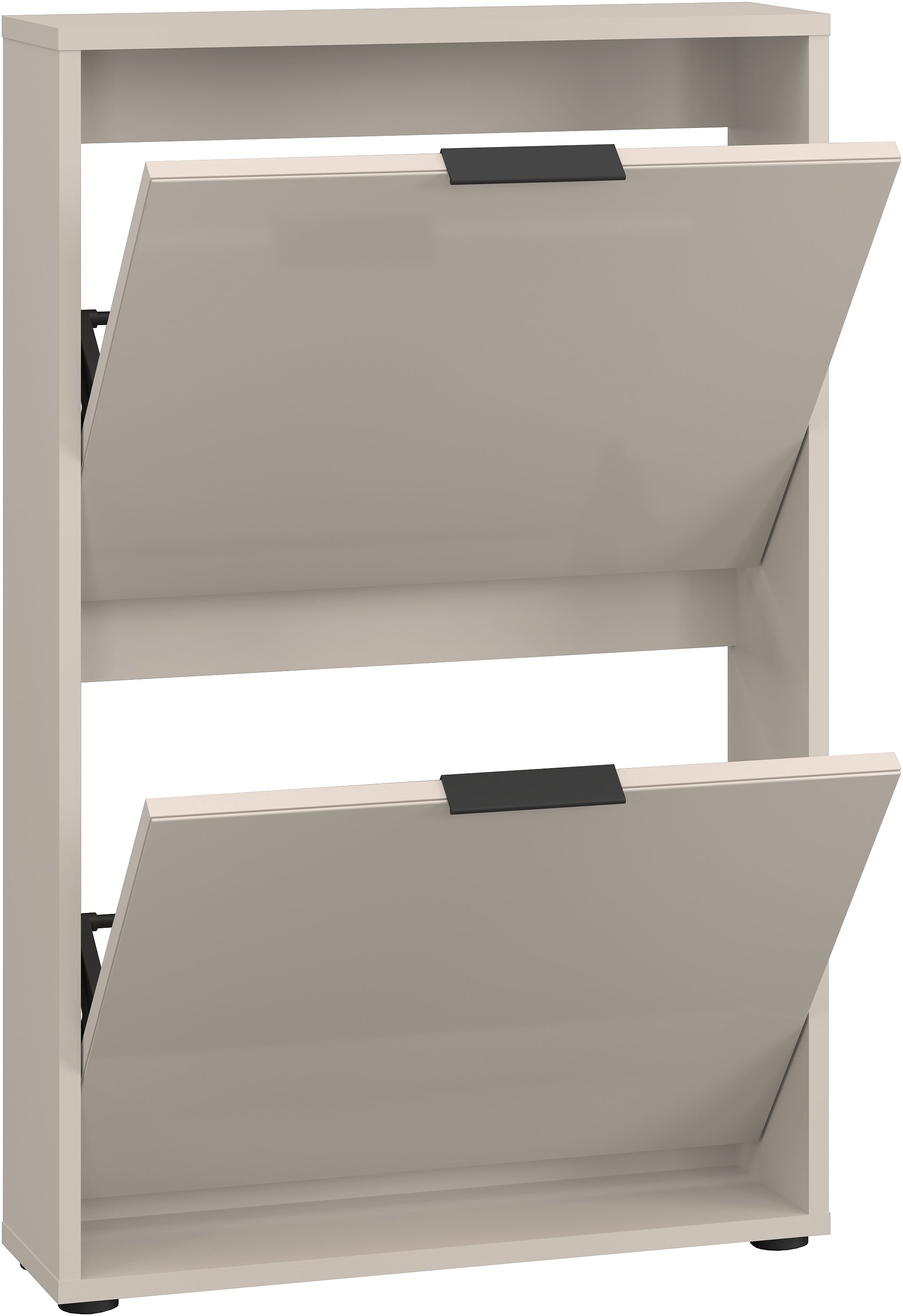 HBZ Schuhkipper »Jana Schuhkipper, Glasfronten, Metallgriffe« 1 Stk. tlg. Breite 60cm, Glasfront, Metallgriffe