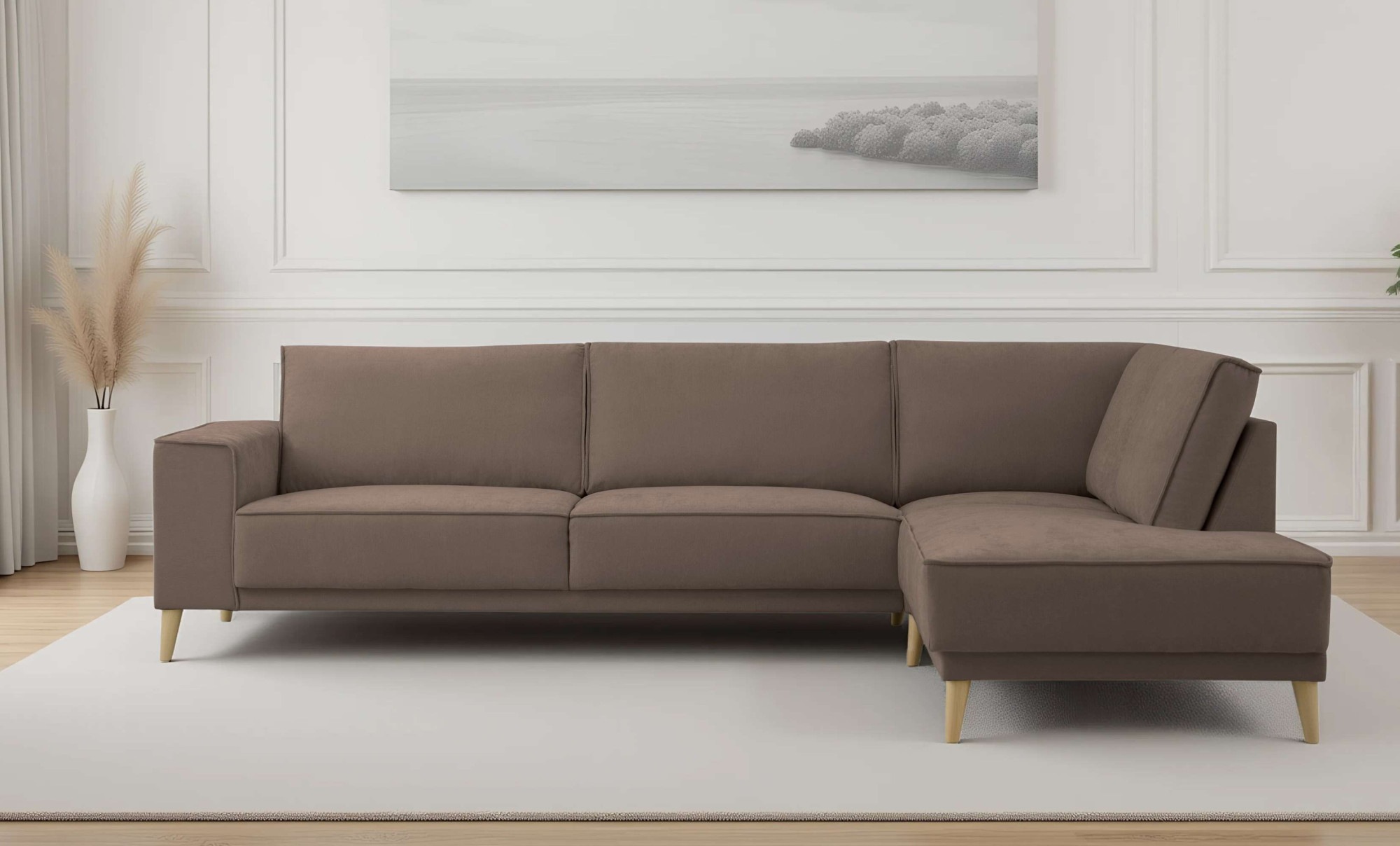 OTTO home Ecksofa »Oland Skandi, weicher Chenille-Stoff« L-Form, 289 cm, We günstig online kaufen
