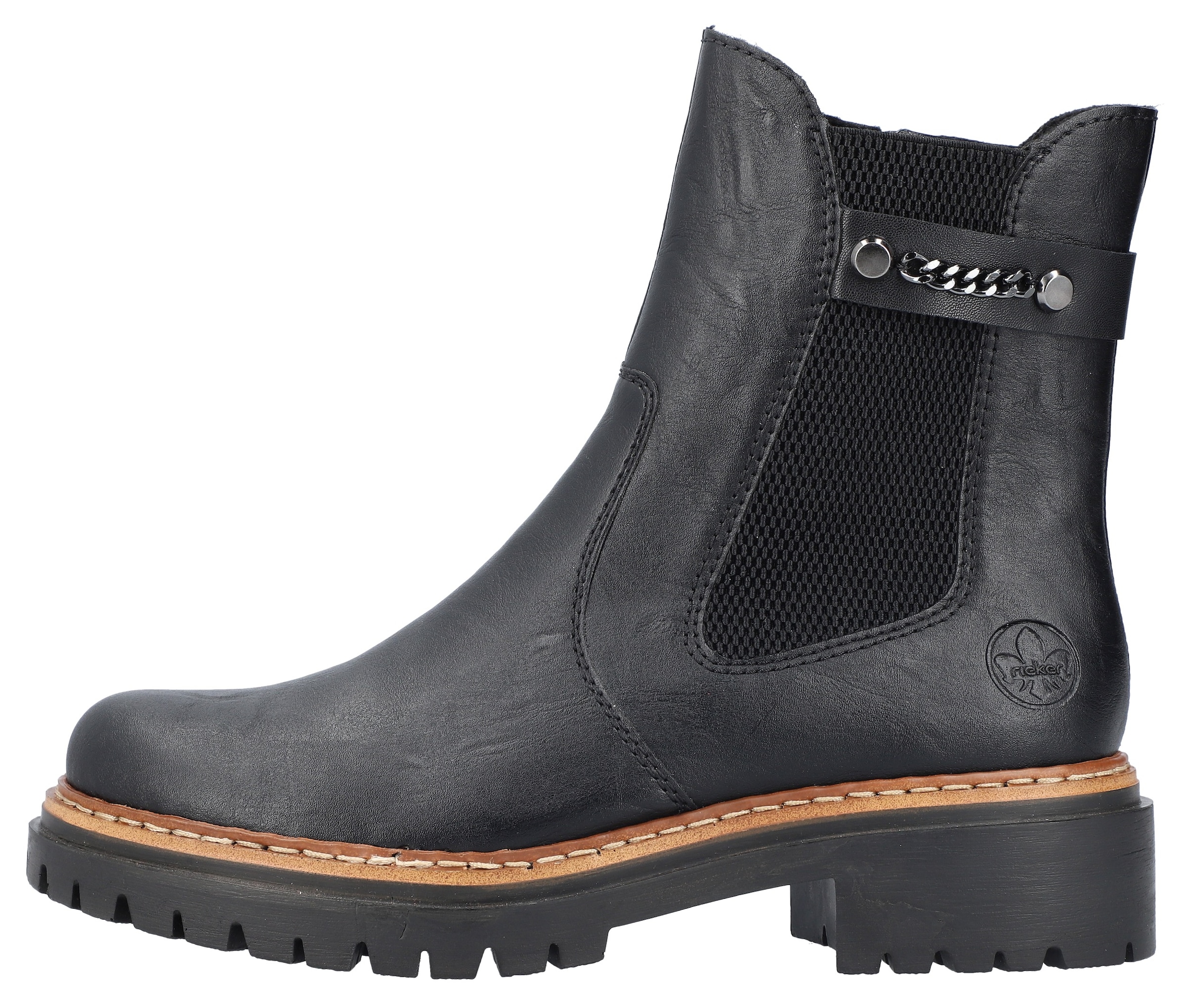 Rieker Chelseaboots, mit feiner Zierkette
