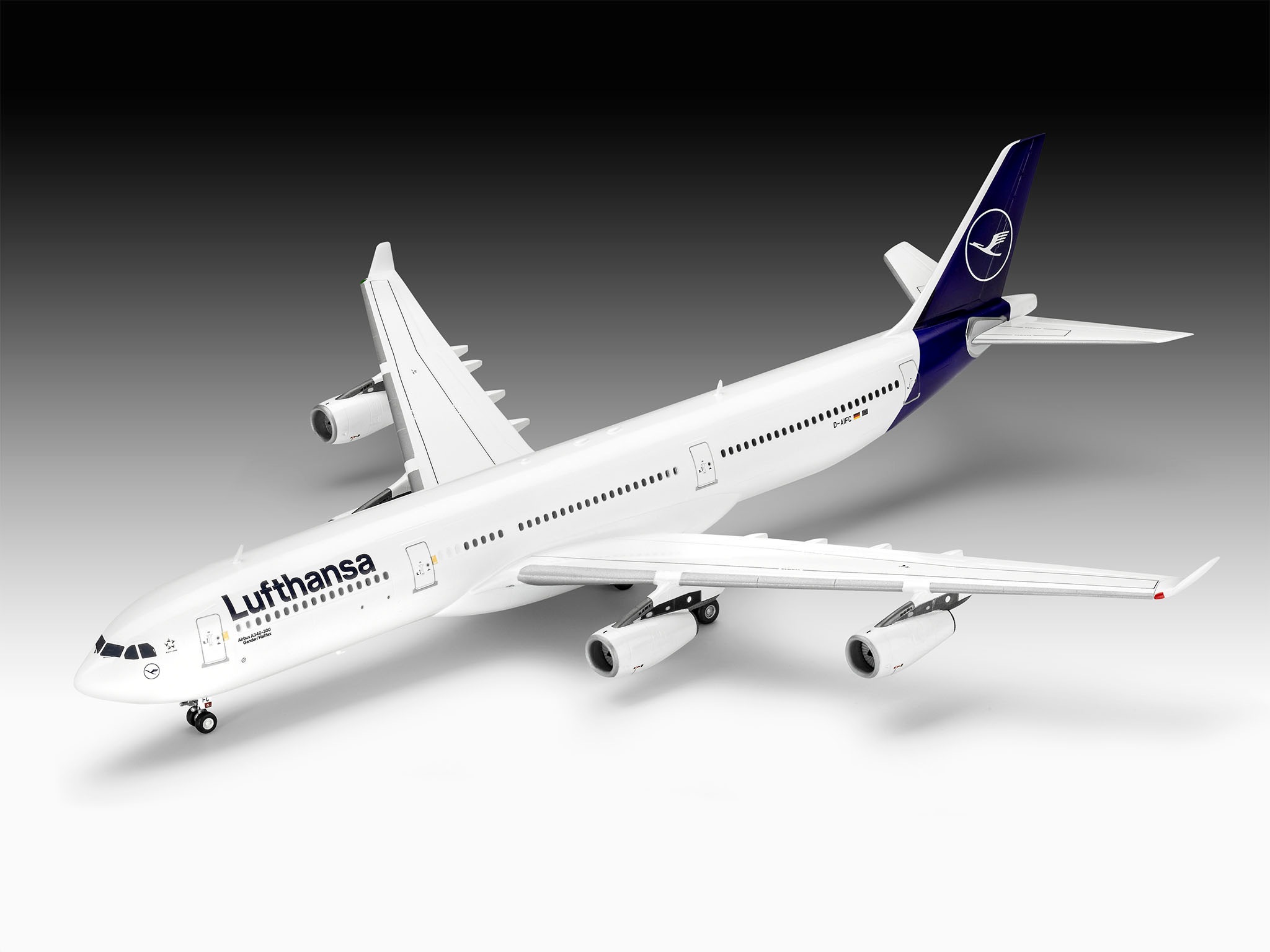 Revell® Modellbausatz »Airbus A340-300 “Lufthansa" New Livery« Made in Europe