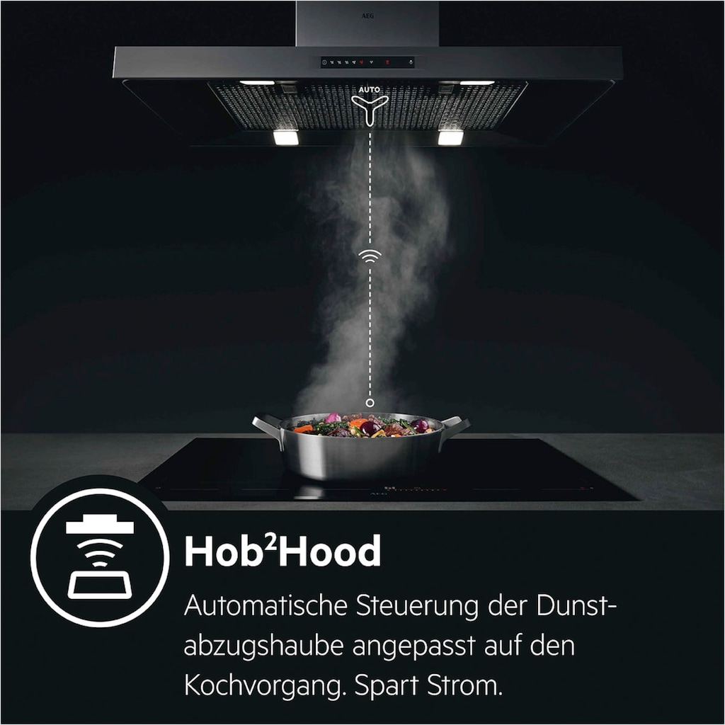 AEG Induktions-Kochfeld »IKB6431AXB«, IKB6431AXB, mit Hob²Hood - Funktion