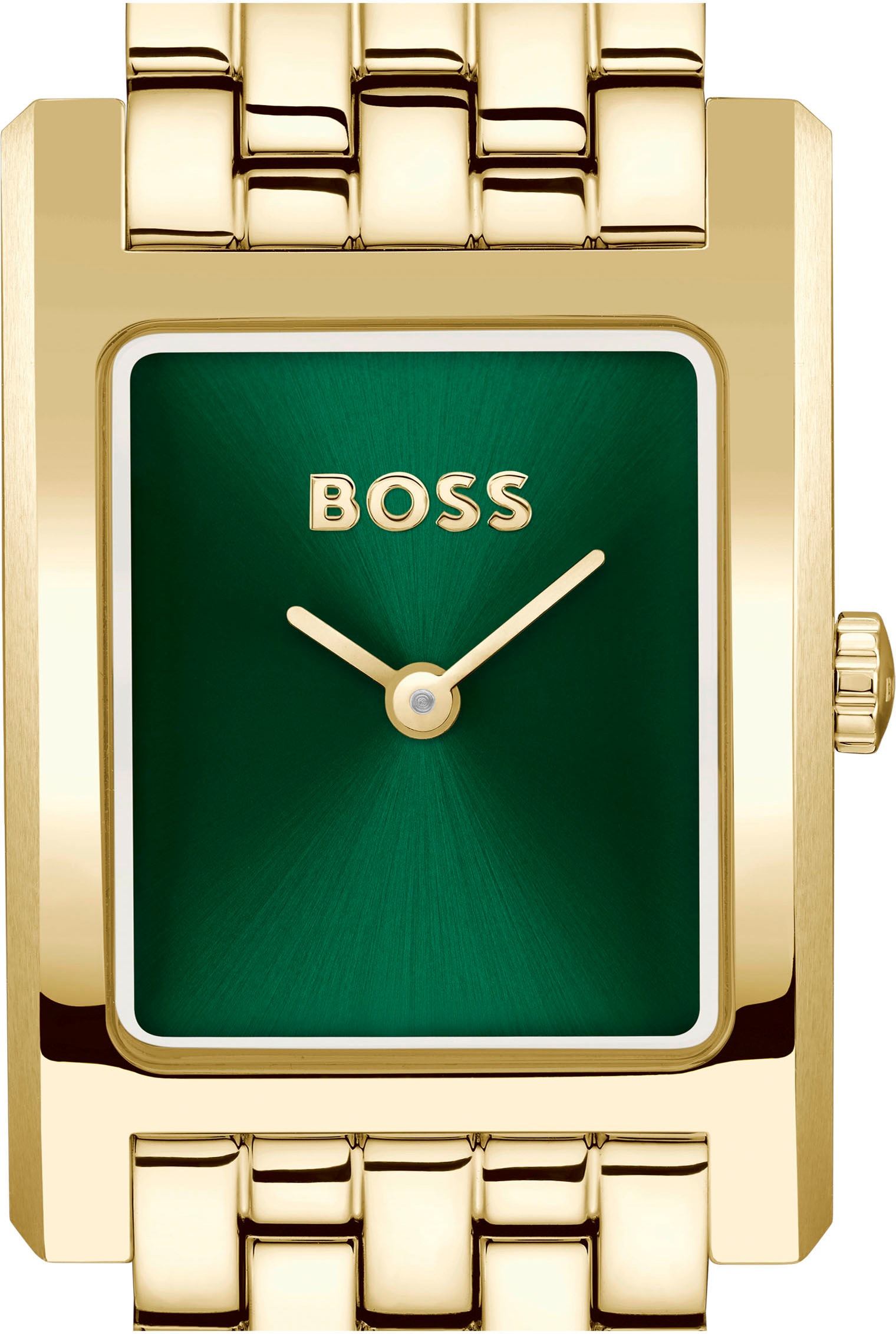 BOSS Quarzuhr »LUCY«, Armbanduhr, Damenuhr, Edelstahlarmband, analog