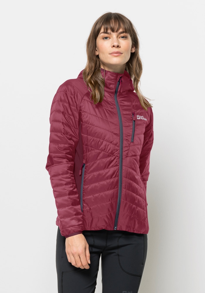 Jack Wolfskin Steppjacke »ROUTEBURN PRO INS JKT W«, mit Kapuze