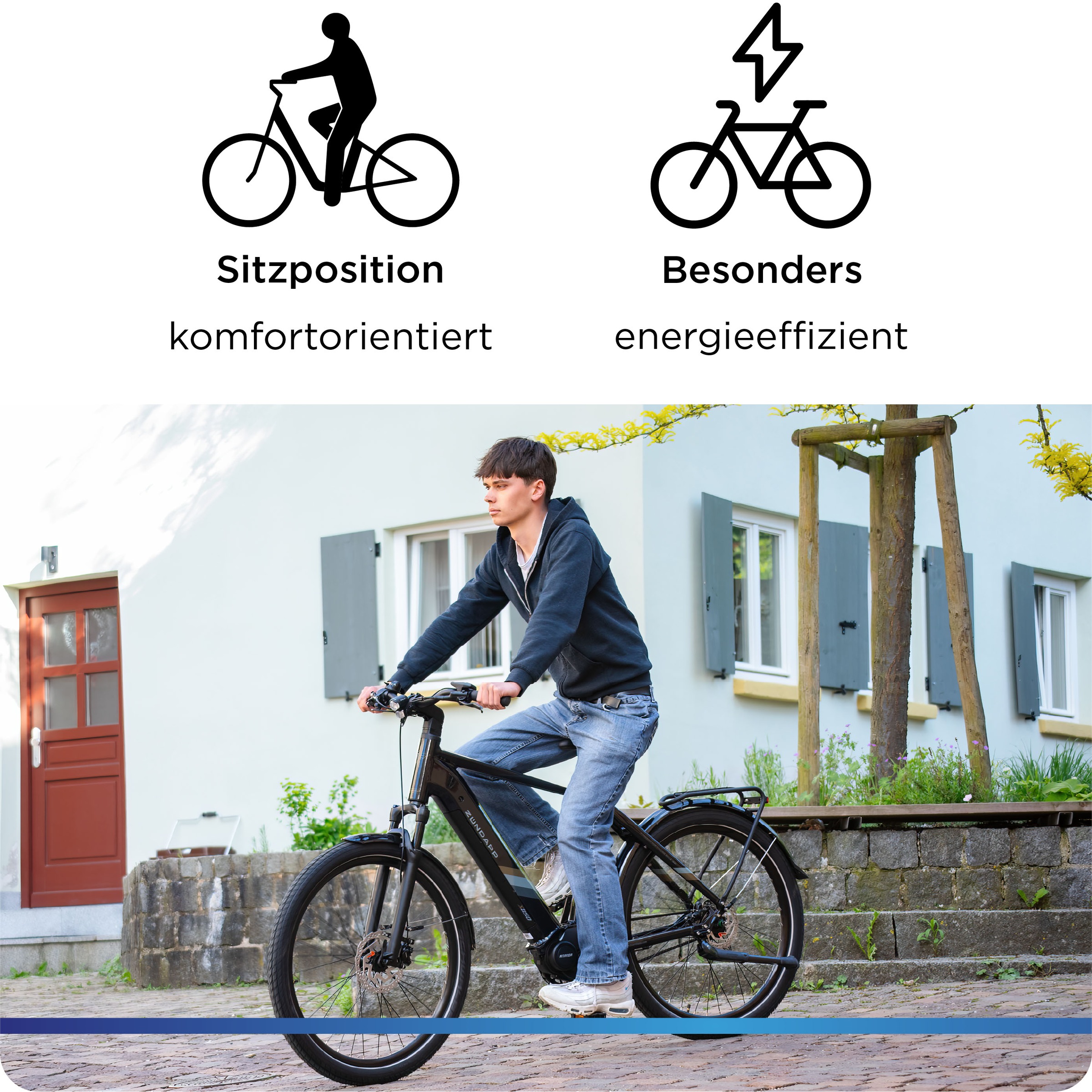 Zündapp »X850« 7 Gang Nabenschaltung Mittelmotor 250 W Pedelec, Elektrofahrrad für Damen und Herren