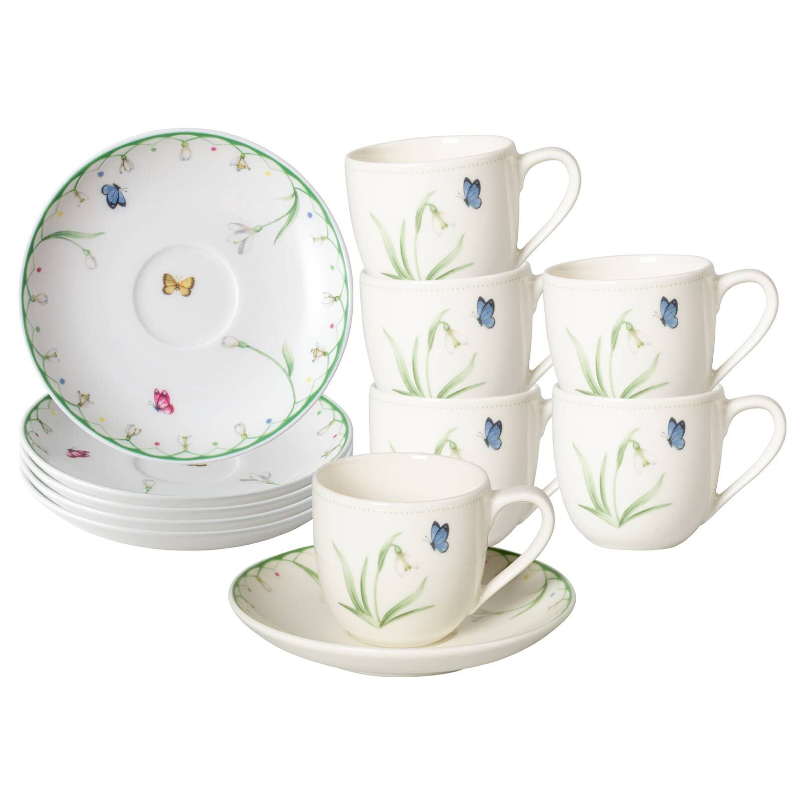 Villeroy & Boch Tasse »Espressotassen mit Untertassen Colourful Spring 100 günstig online kaufen