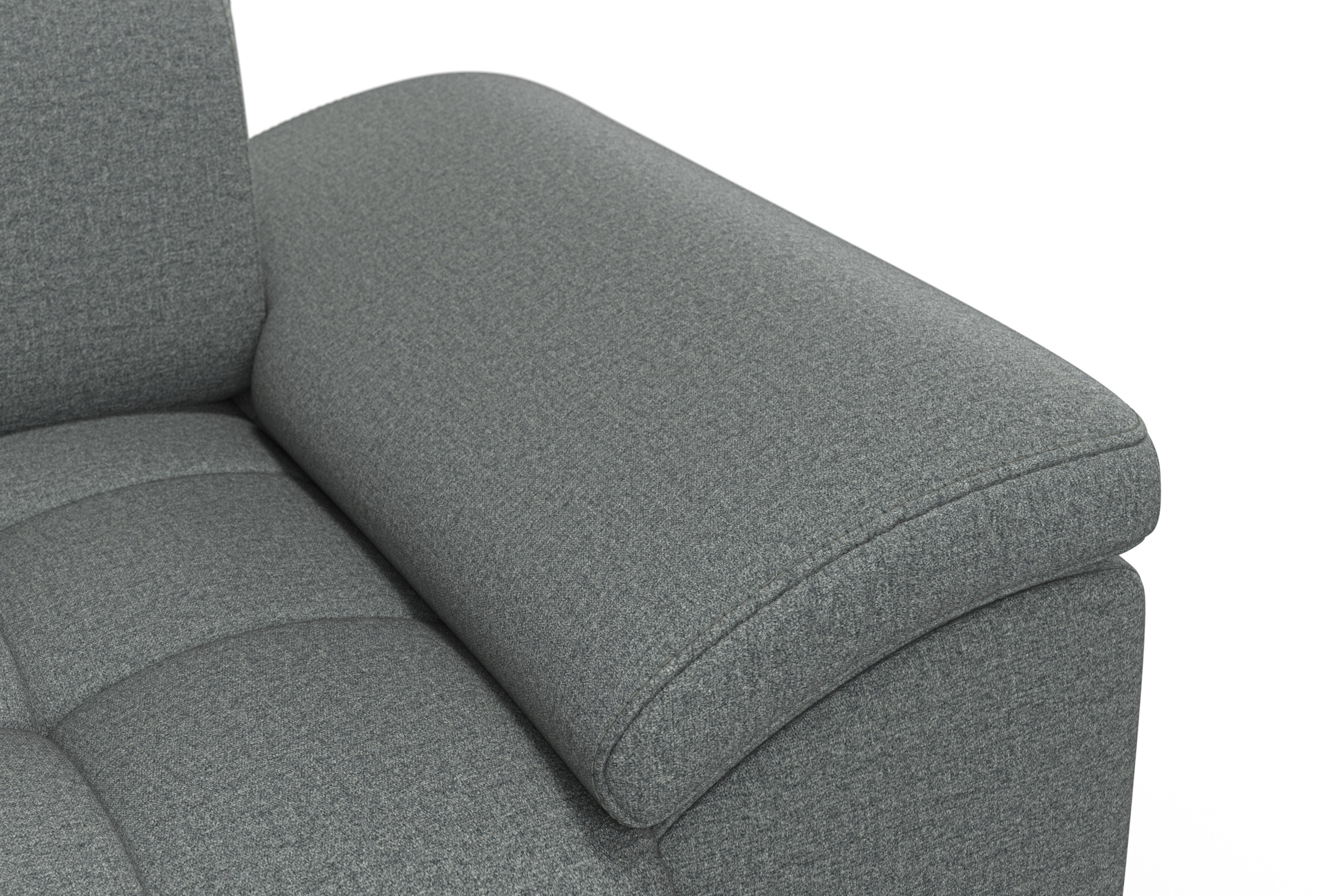sit&more Ecksofa »Cool L-Form«, wahlweise mit Kopfteilverstellung und Vorziehsitz, motorisch