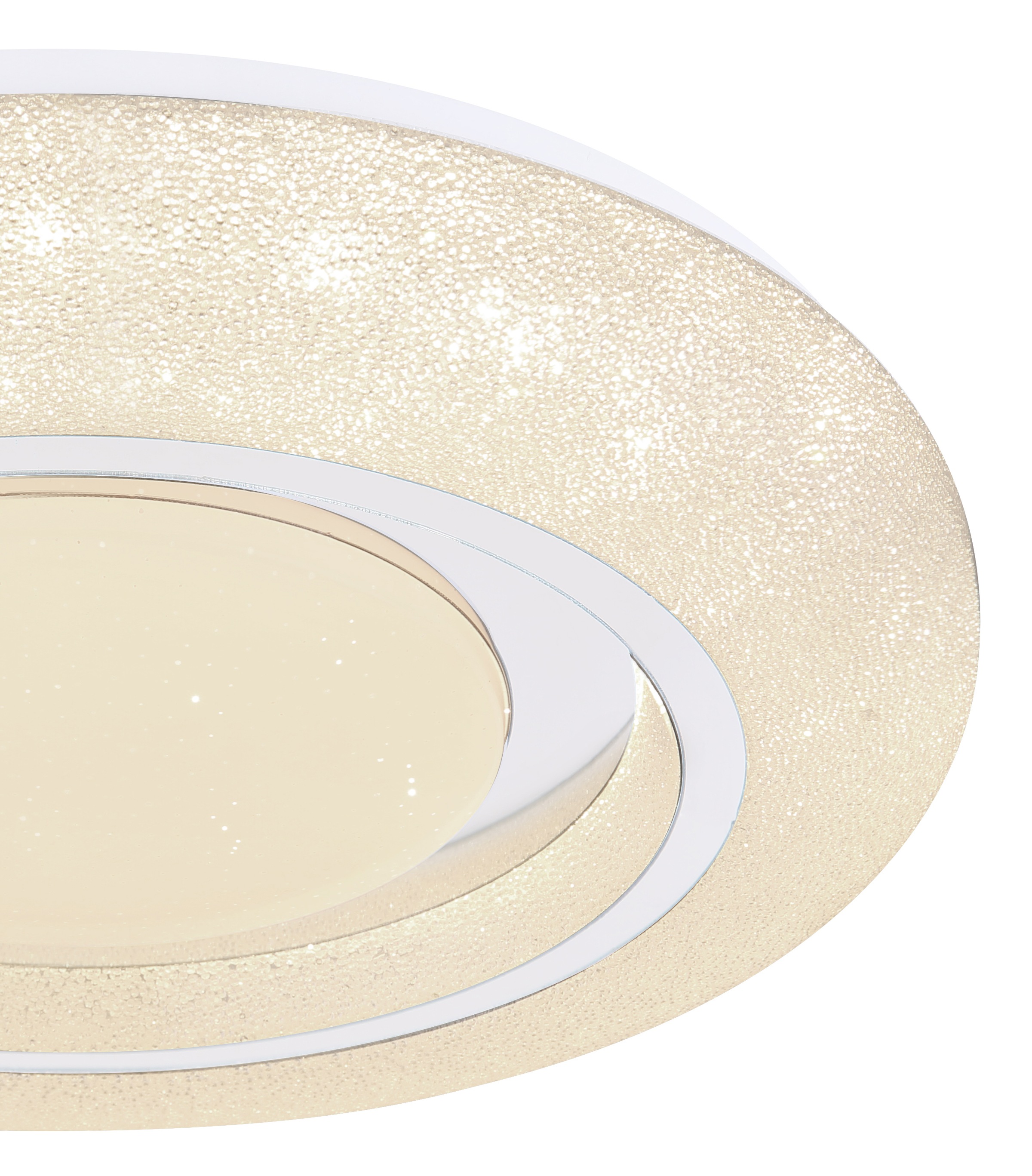 GLOBO LIGHTING LED Deckenleuchte »RADA«, Leuchtmittel LED-Modul | LED fest integriert, Deckenlampe/rund/Wohnzimmer/Schlafzimmer/sparkle