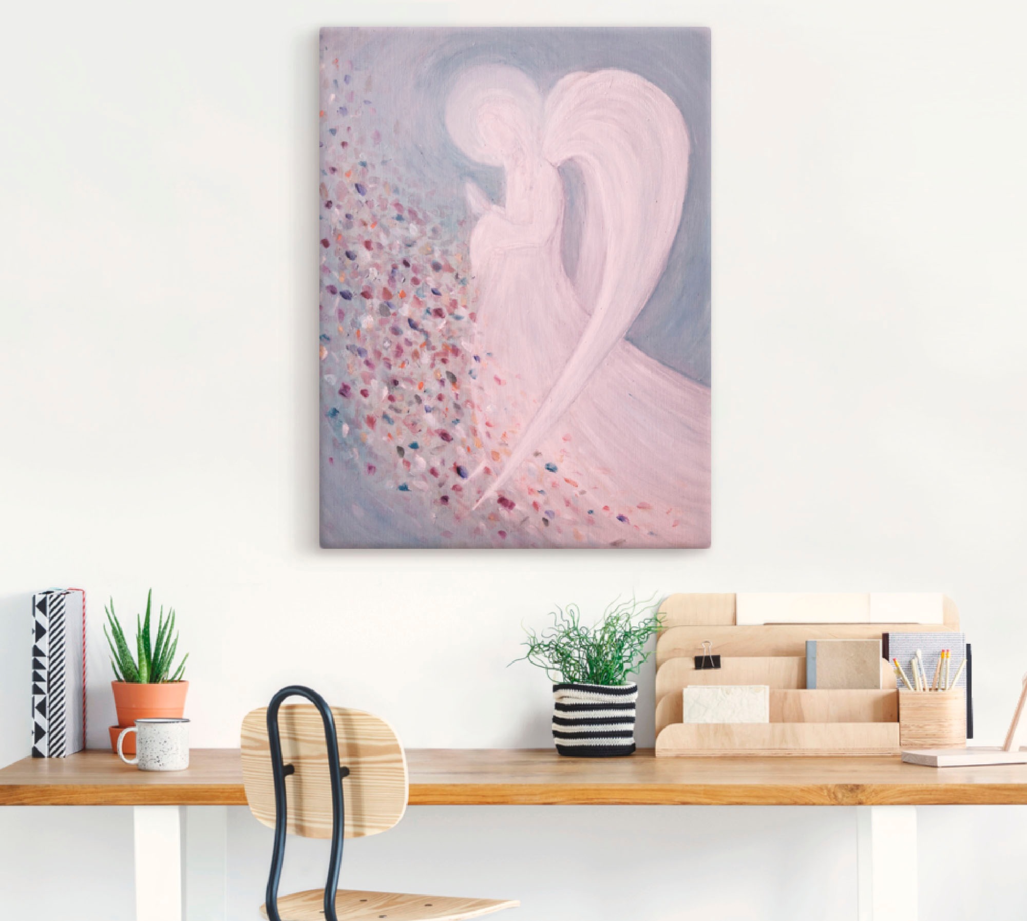 Artland Wandbild »Engelbild III« Religion 1 Stk. tlg. als Leinwandbild, Pos günstig online kaufen