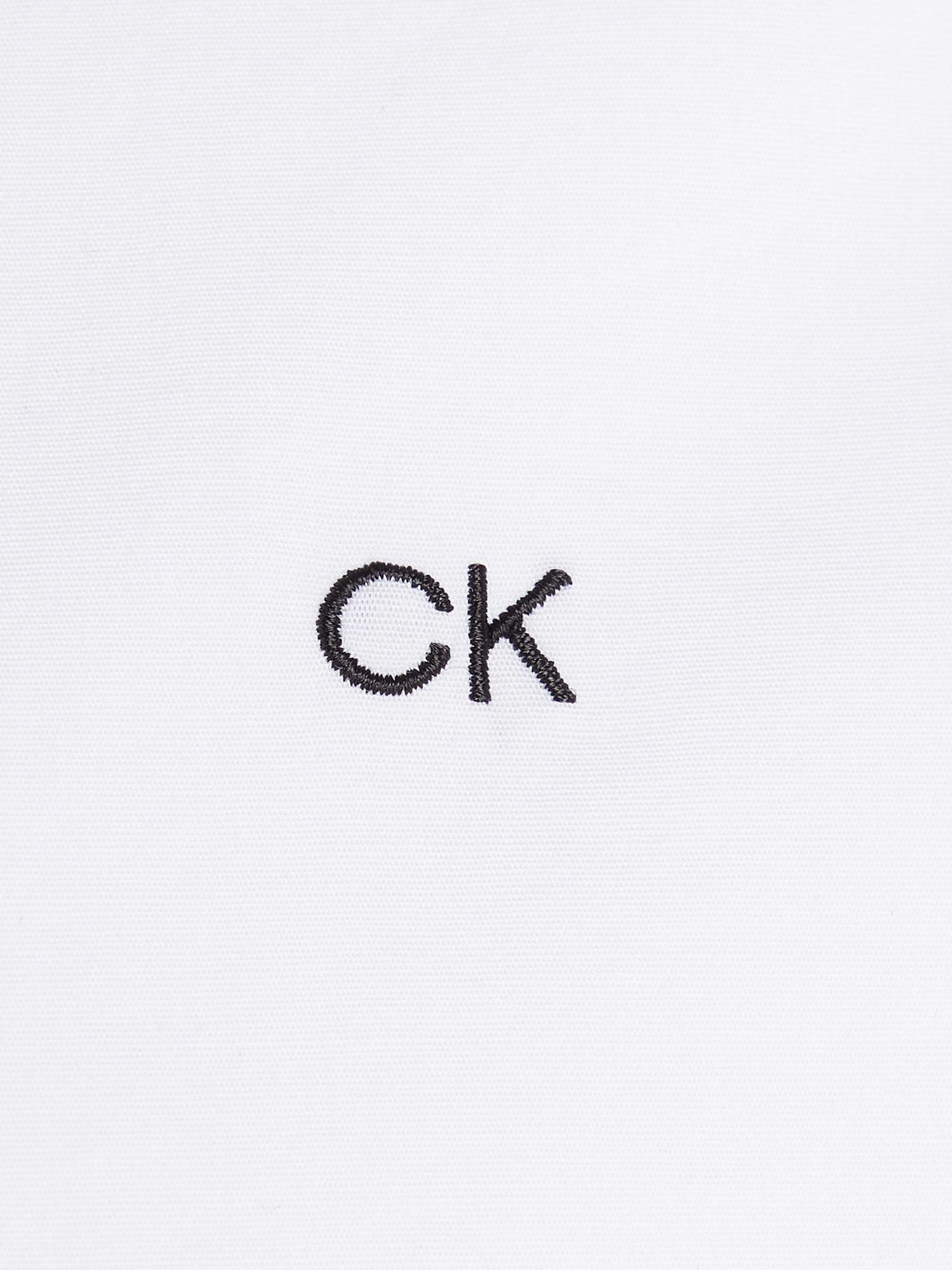 Calvin Klein Big&Tall Langarmhemd »BT_STRETCH POPLIN SLIM SHIRT«, in großen Größen mit durchgehender Knopfleiste