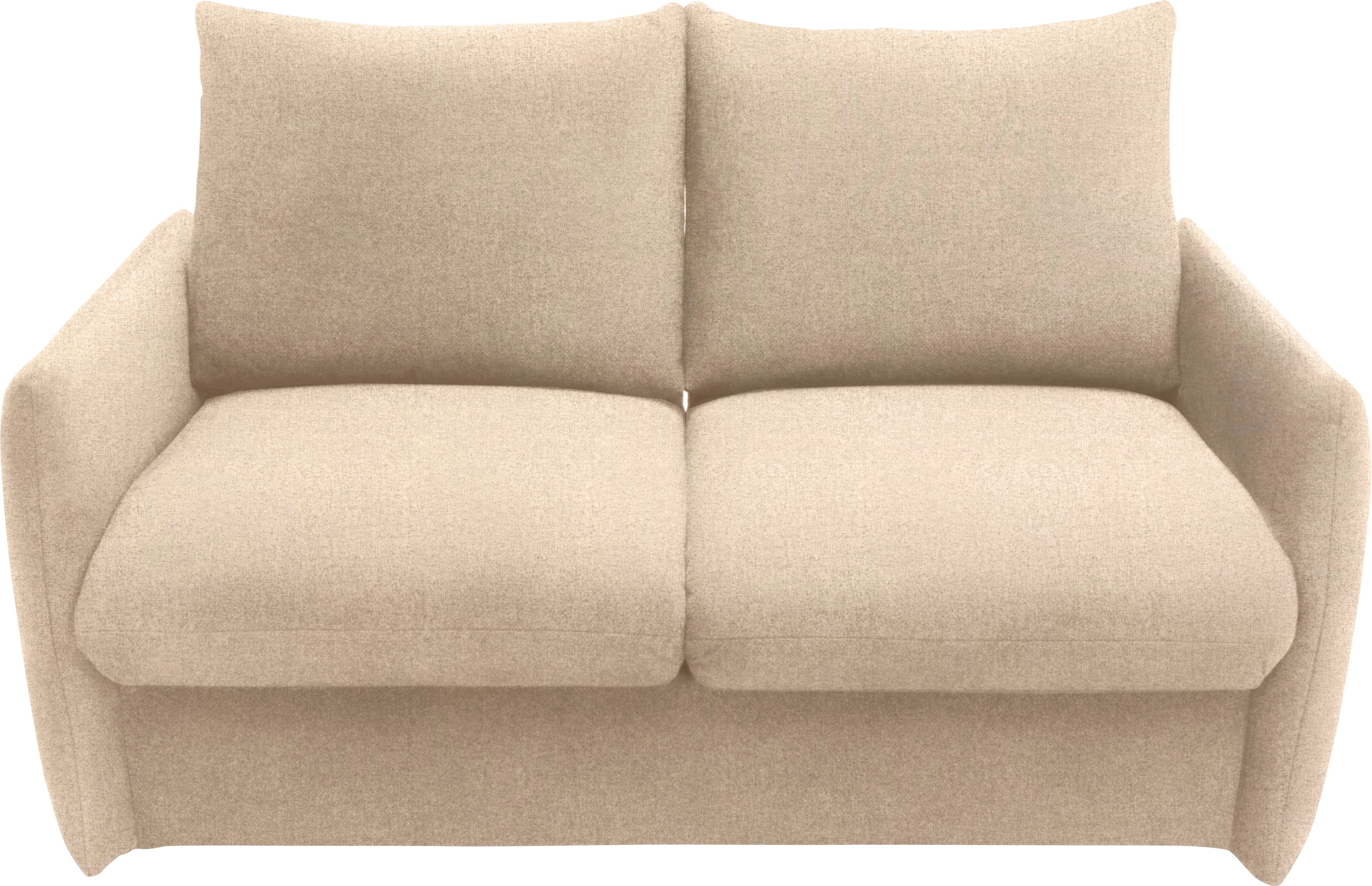 DOMO collection Schlafsofa »700023 Schlaffunktion, Federkern, 2-Sitzer, stabile Liegefläche«, Sitzflächen einzeln ausklappbar zum Schlafen, Relaxen und Entspannen