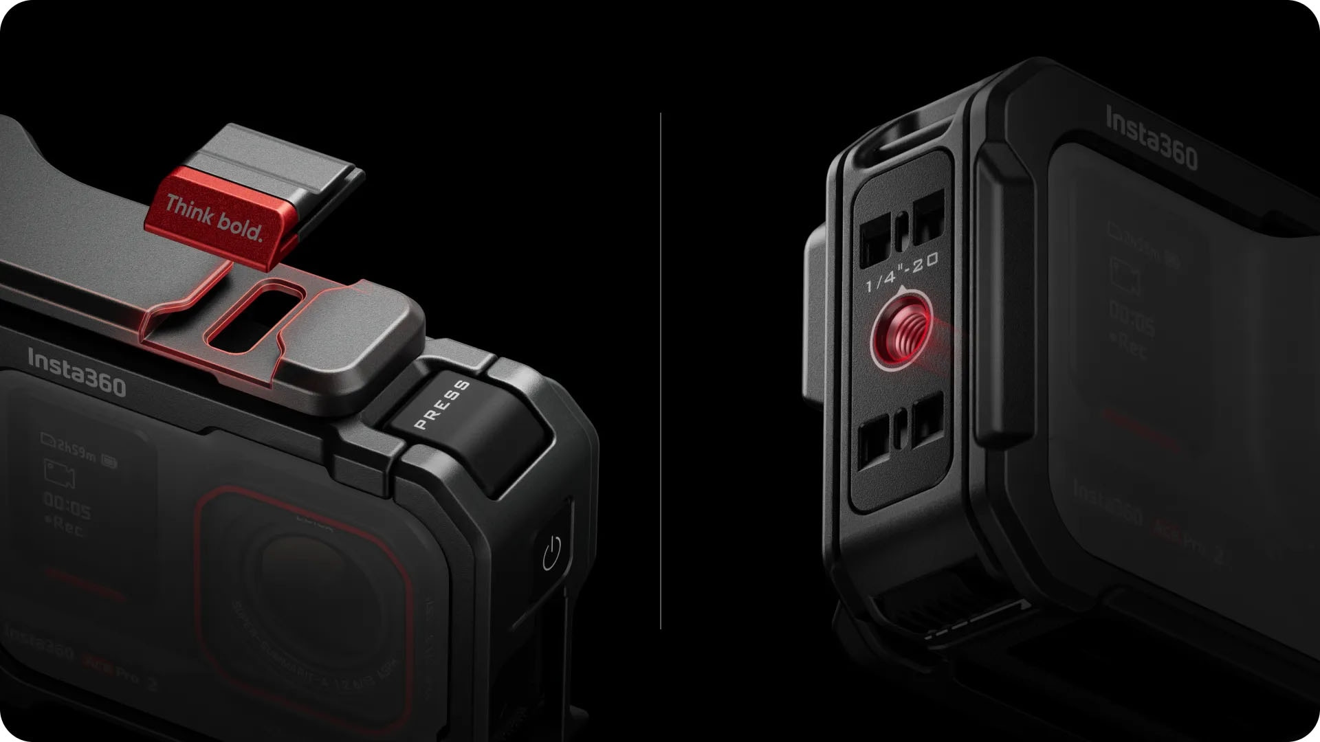 Insta360 Action Cam-Halterung »Ace Pro 2/Ace Pro Xplorer Grip-Kit«