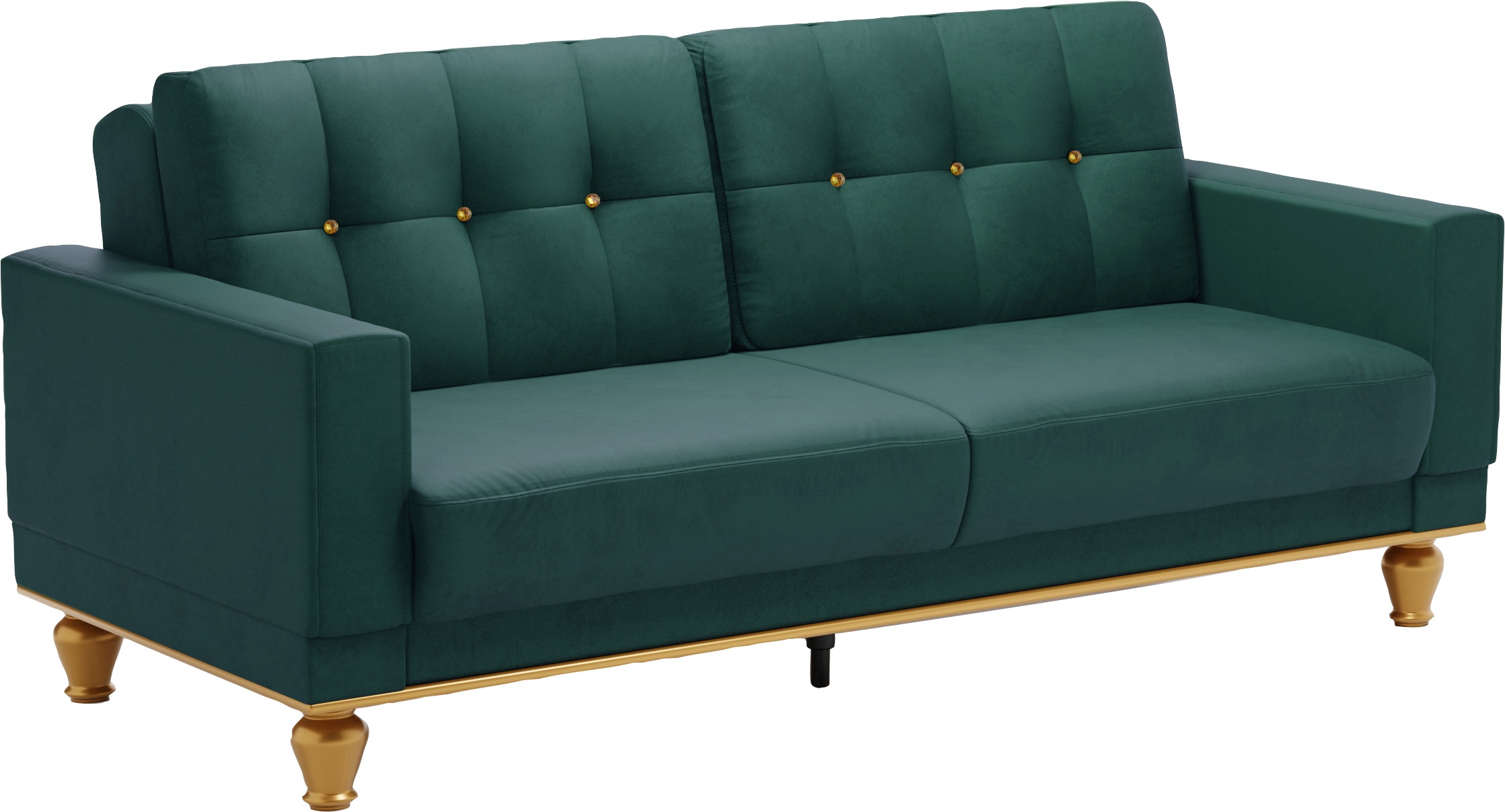sit&more 3-Sitzer »Orient 5«, mit Strass-Stein, wahlweise mit Bettfunktion und Bettkasten