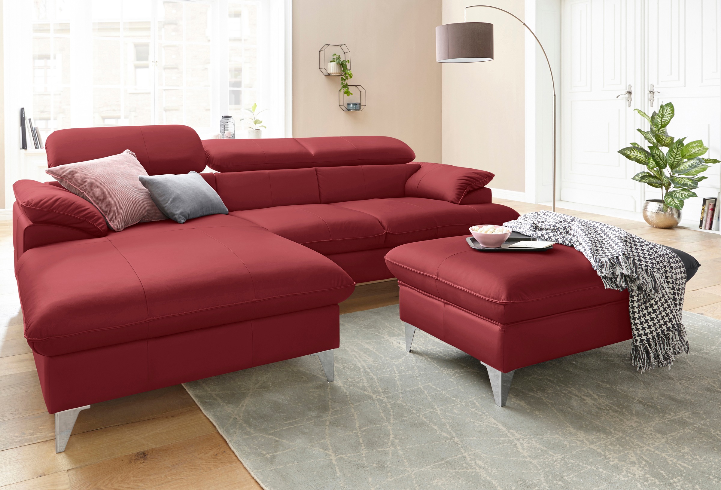 COTTA Polstergarnitur »Caluso L-Form«, (2 tlg.), Set bestehend aus: Ecksofa günstig online kaufen