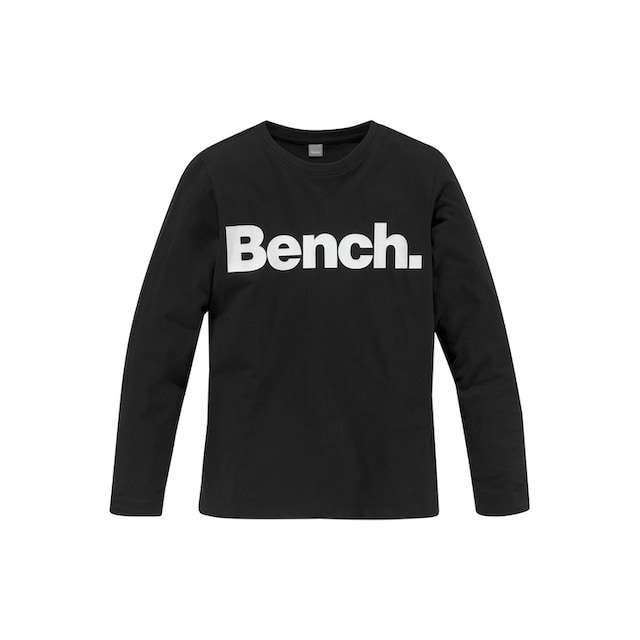 mit Logodruck Langarmshirt »Basic«, kaufen Bench. online