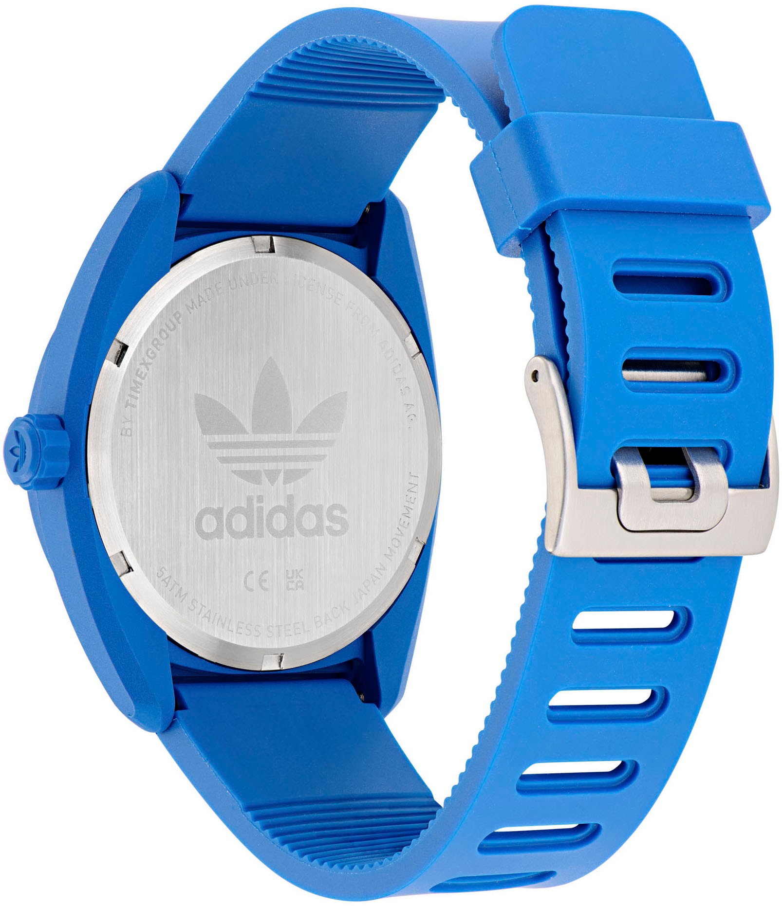 adidas Originals Quarzuhr »PROJECT THREE« Armbanduhr, Damenuhr, Herrenuhr, analog, Silikonarmband