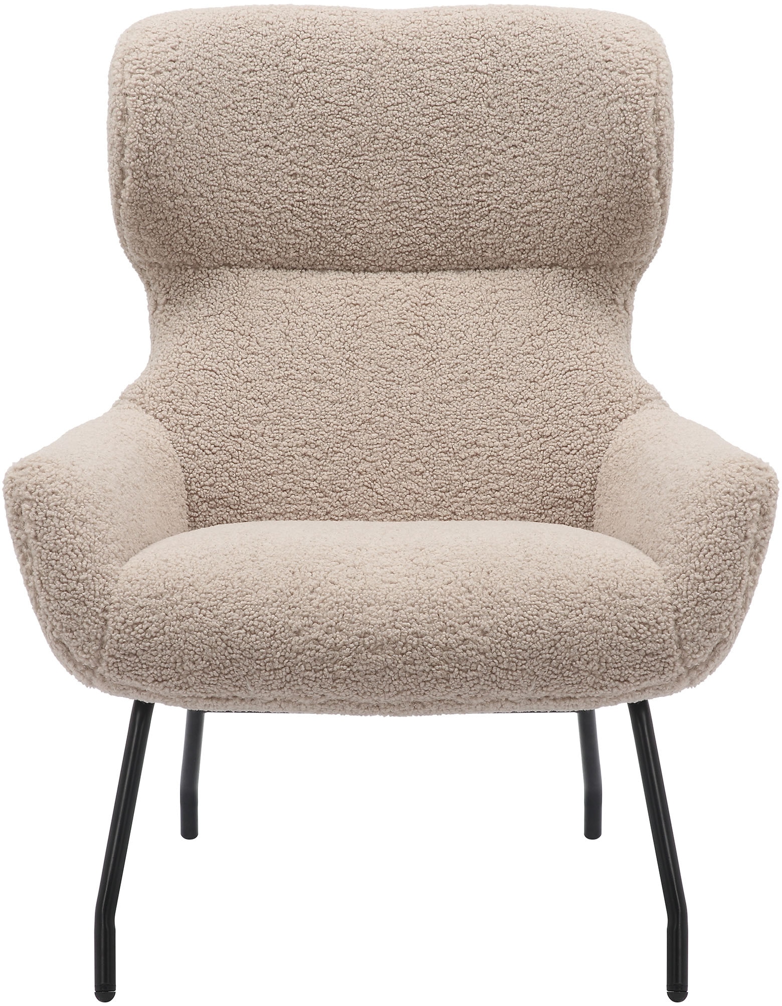 SalesFever Sessel, (Set, 2 St.), mit Bezug in Teddyfelloptik
