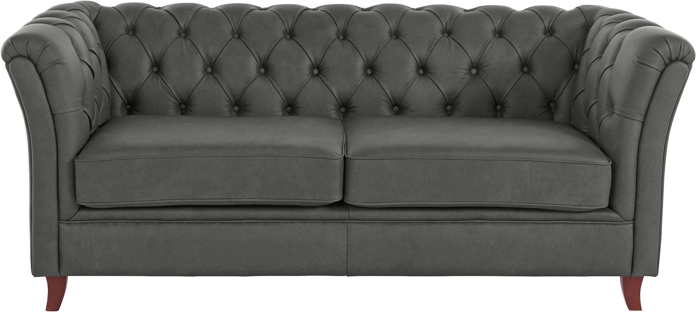 Home affaire Chesterfield-Sofa "Reims", mit echter Chesterfield-Knopfheftun günstig online kaufen