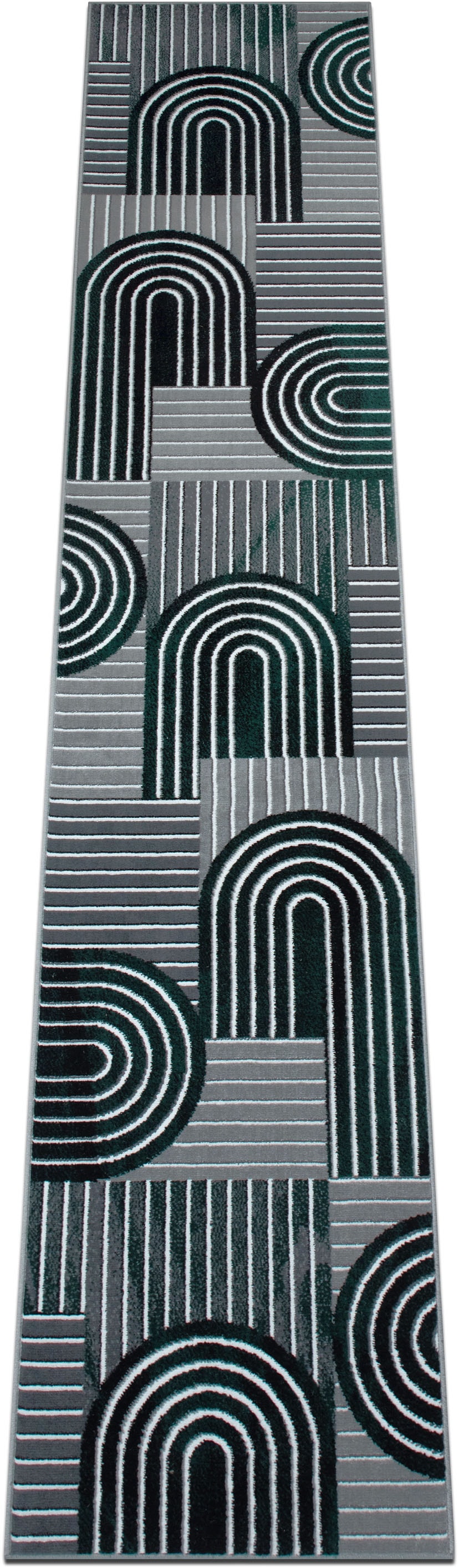 OTTO home Läufer »Lyssandra« rechteckig 8 mm Höhe 3D-Effekt, softer Kurzflor, pflegeleicht, leichter Glanz, Scandi-Look