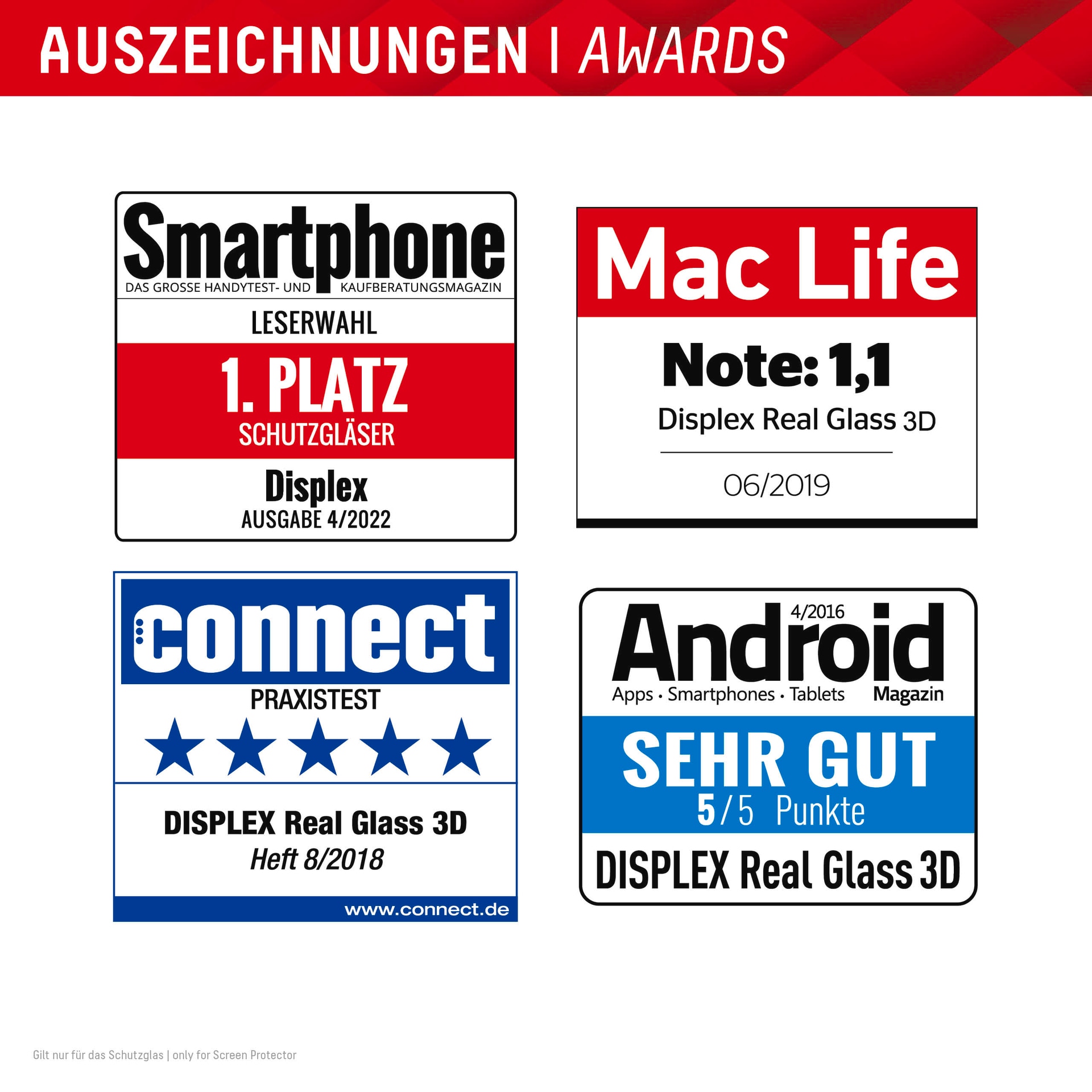 Displex Displayschutzglas »Premium Set 4in1«, für Apple iPhone 15, (Set, 4 St., bestehend aus Displayschutz, Case, Kabel, Netzteil), Displayschutzfolie Schnellladegerät 20 W MagSafe USB-C zu USB-C-Kabel