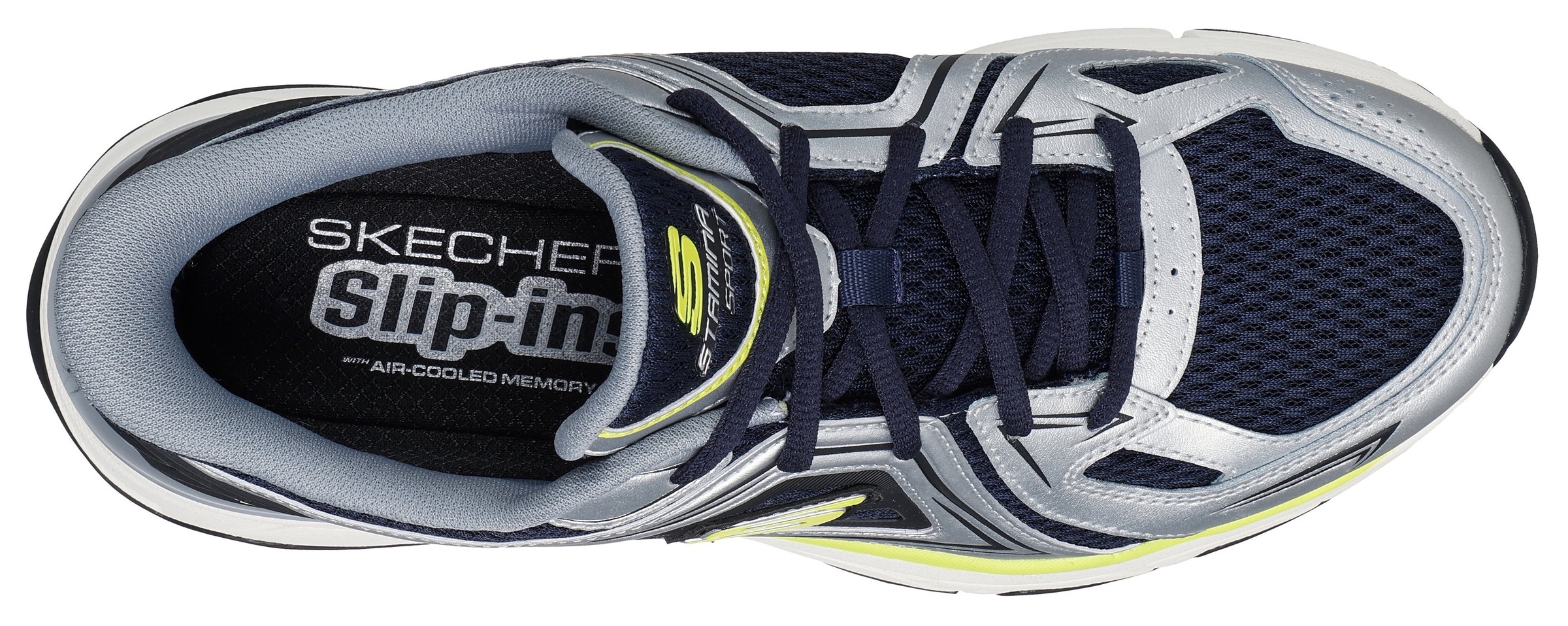 Skechers Slip-On Sneaker »STAMINA SPORT«, Trainingsschuh, Retro Sneaker mit Slip-ins