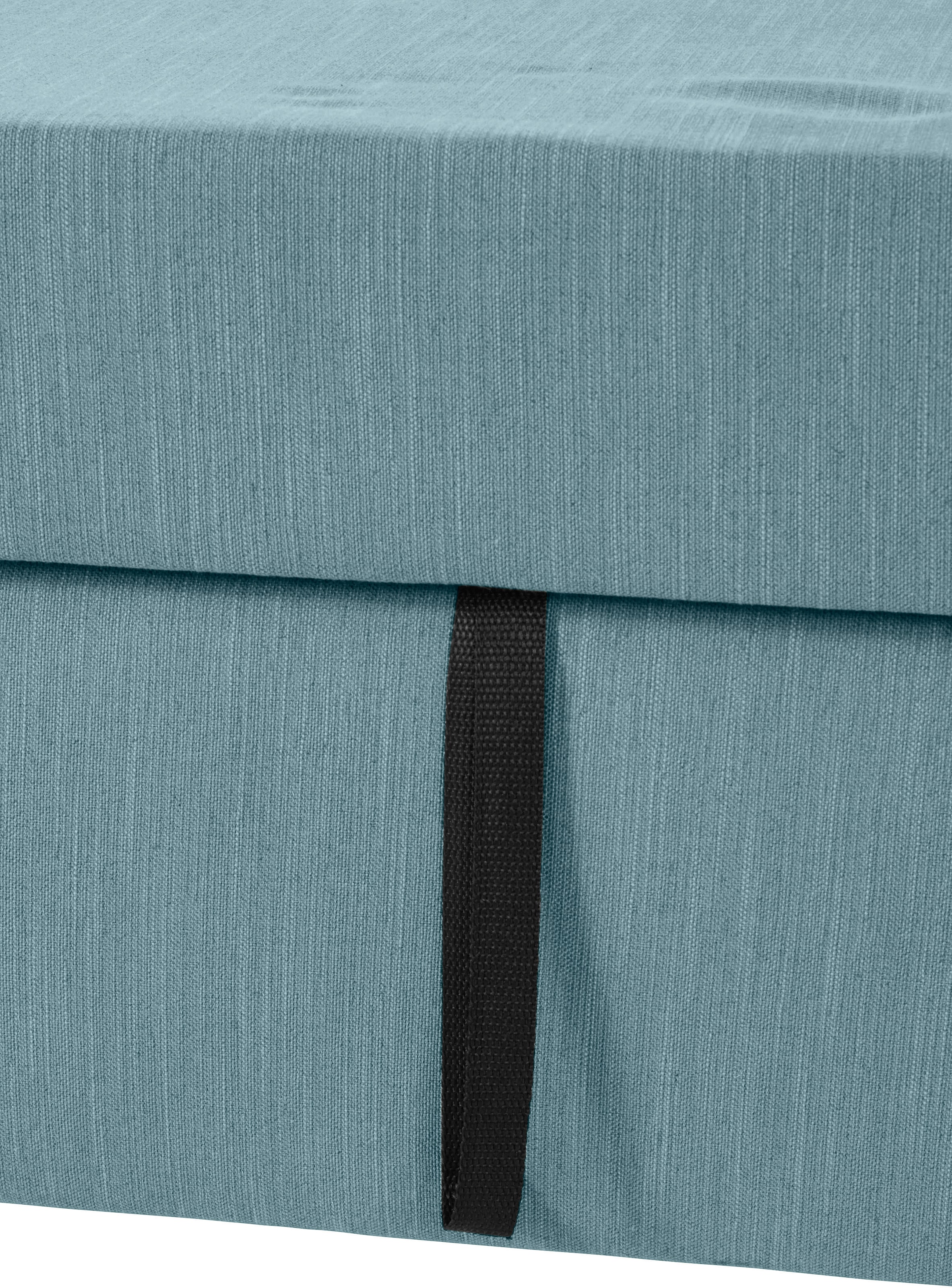 OTTO products Ecksofa »Grazzo L-Form«, hochwertige Stoffe aus recyceltem Material, Steppung im Sitzbereich