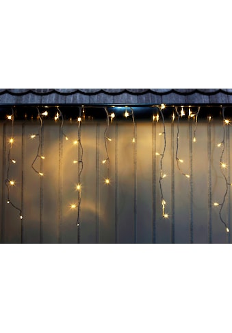 LED-Lichterkette »Eisregen, Weihnachtsdeko aussen«