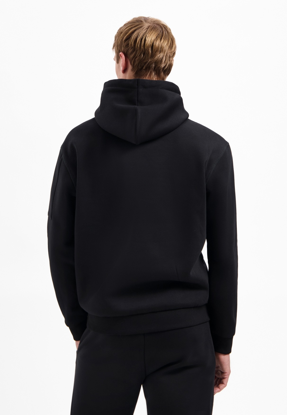 NO EXCESS Hoodie »No Excess Kapuzenpullover Sweater Hooded Brushed«
