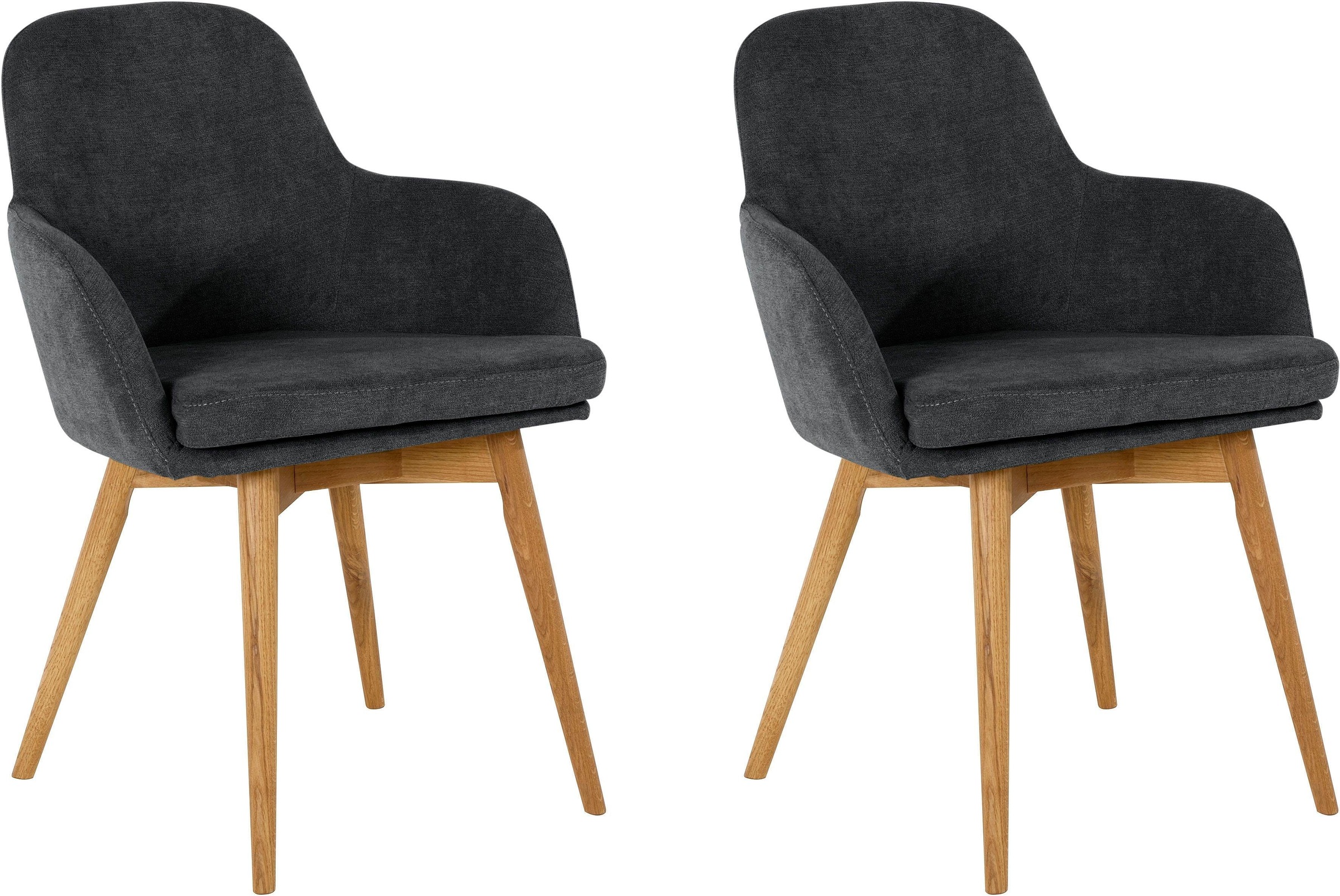 Home affaire Armlehnstuhl »Livry« (Set) 2 Stk.Polsterstuhl, Schalenstuhl günstig online kaufen