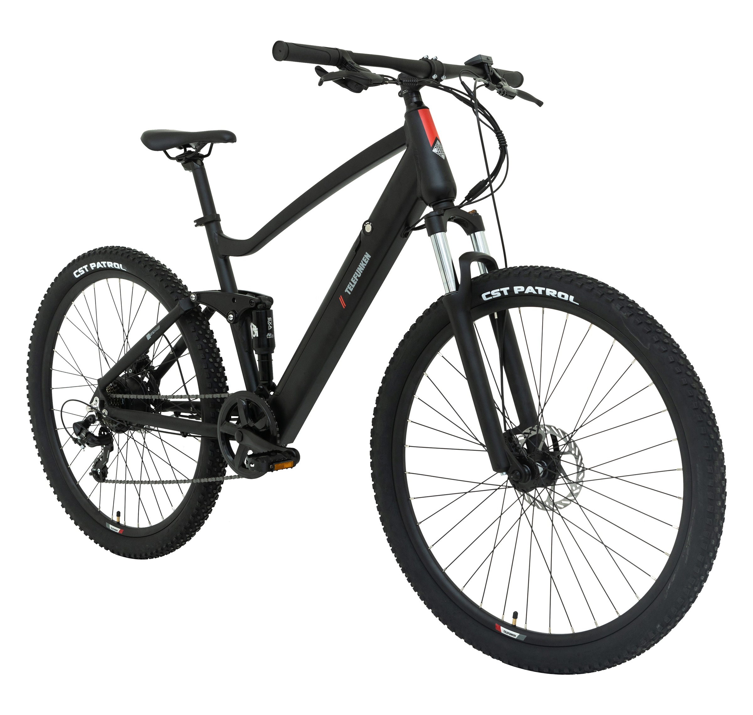 Telefunken »Aufsteiger M937« 7 Gang Shimano TY300D Schaltwerk Kettenschaltung Heckmotor 250 W Pedelec, Elektrofahrrad, Damen u. Herren, E-MTB, Mountainbike, 29 Zoll