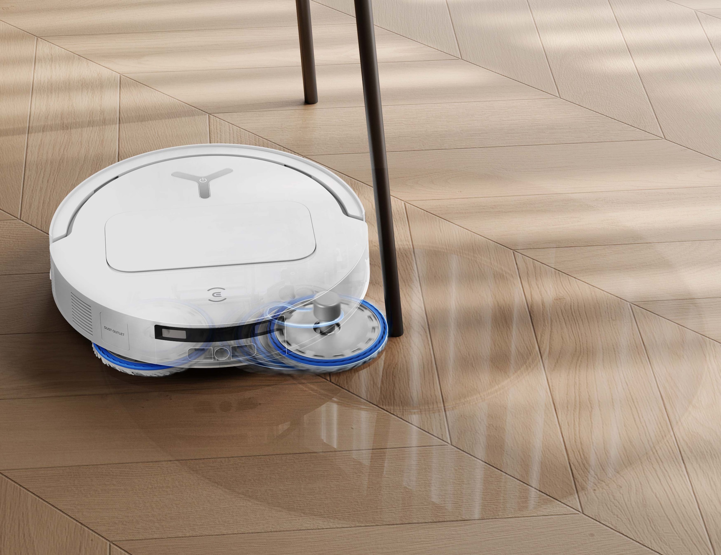 ECOVACS Nass-Trocken-Saugroboter »DEEBOT T50 OMNI Gen3« 25.000 Pa, OMNI Station, Ultraschlankes 81-mm-Design