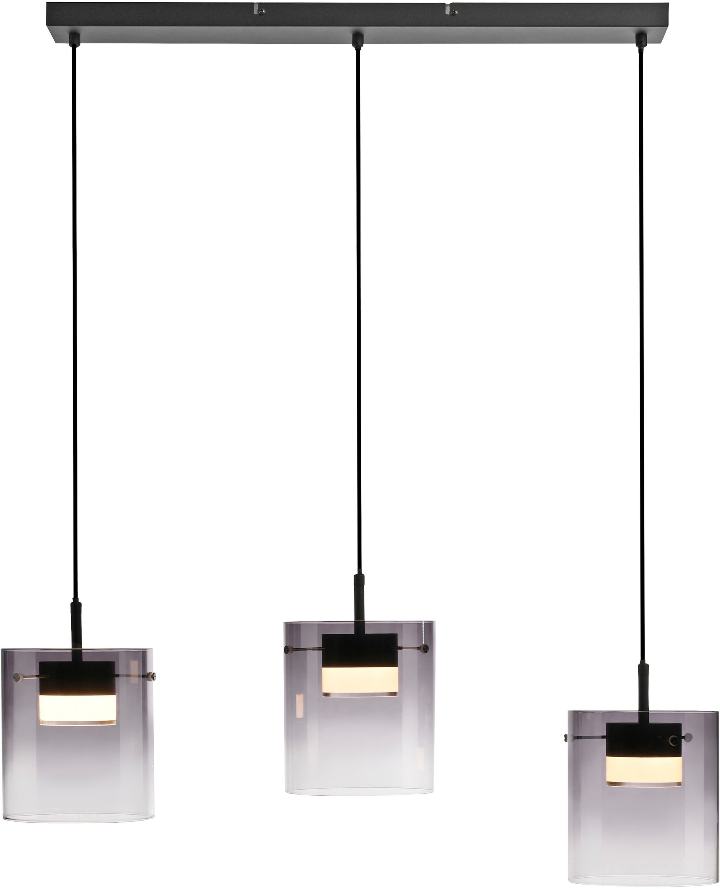 JUST LIGHT LED Deckenleuchte »ELIO« LED-Board 1 Stk. Warmweiß 3-Stufen Dimmer, Switchmo