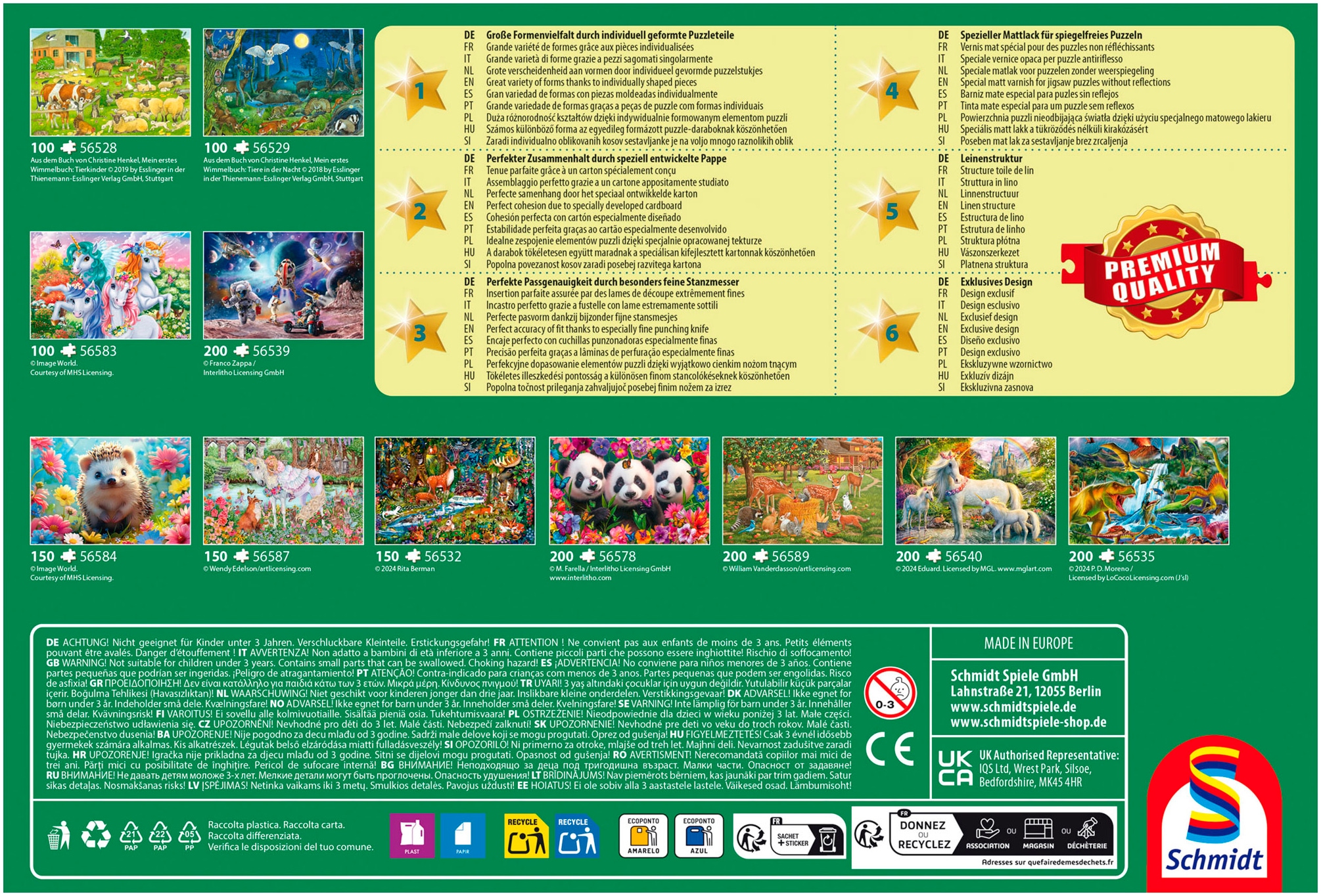 Schmidt Spiele Puzzle »Bauernhof-Tiere« Made in Europe