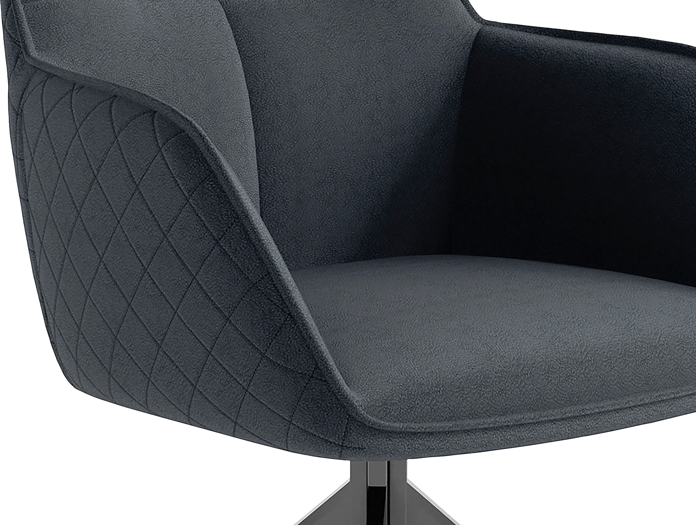 byLIVING Esszimmerstuhl »Memphis«, (Set), 2 St., Luxus-Kunstleder, 2er-Set, gepolstert mit hochwertigem Kunstleder, drehbar